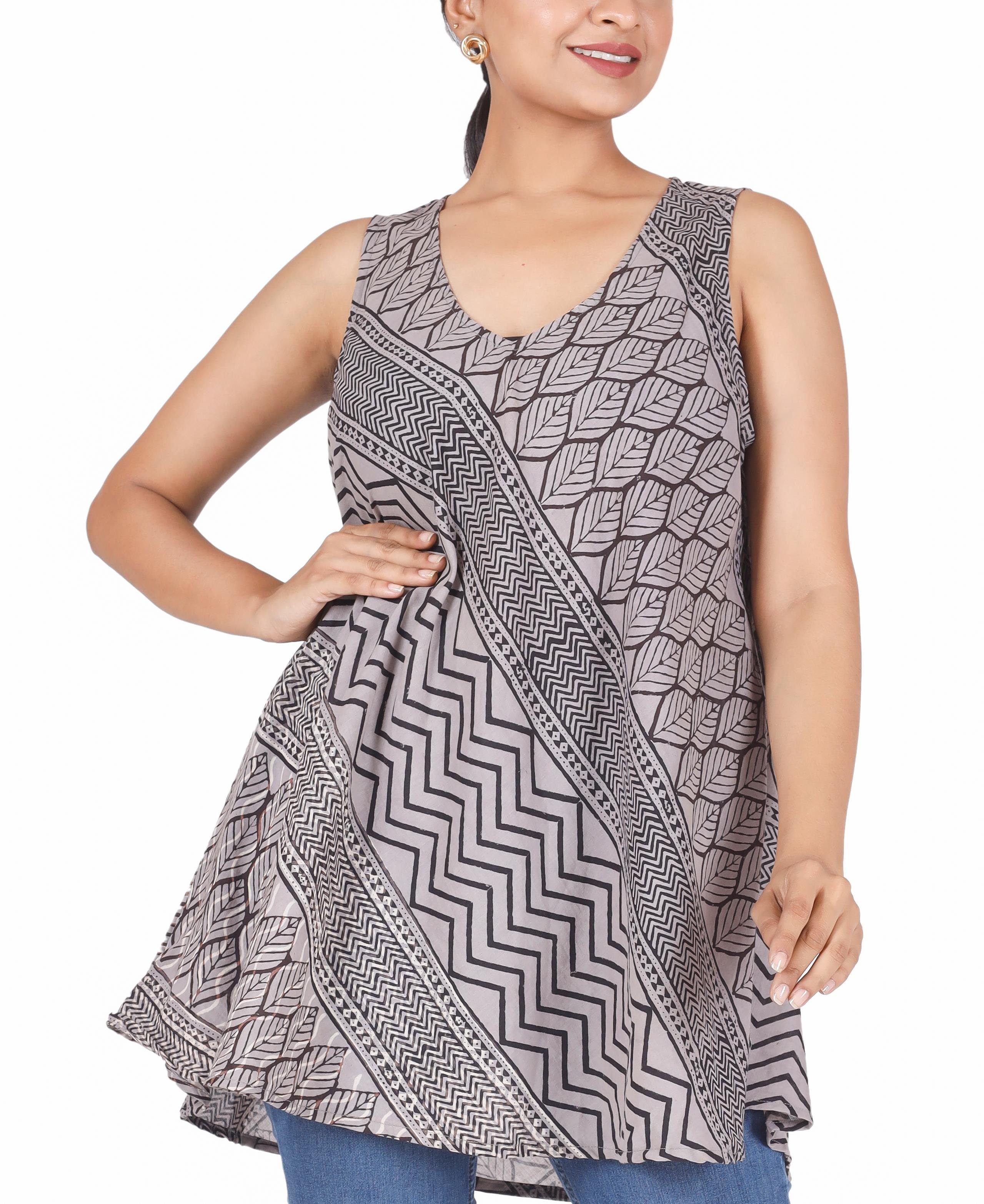 Guru-Shop T-Shirt Boho Blusentop, leichtes Longtop günstig online kaufen
