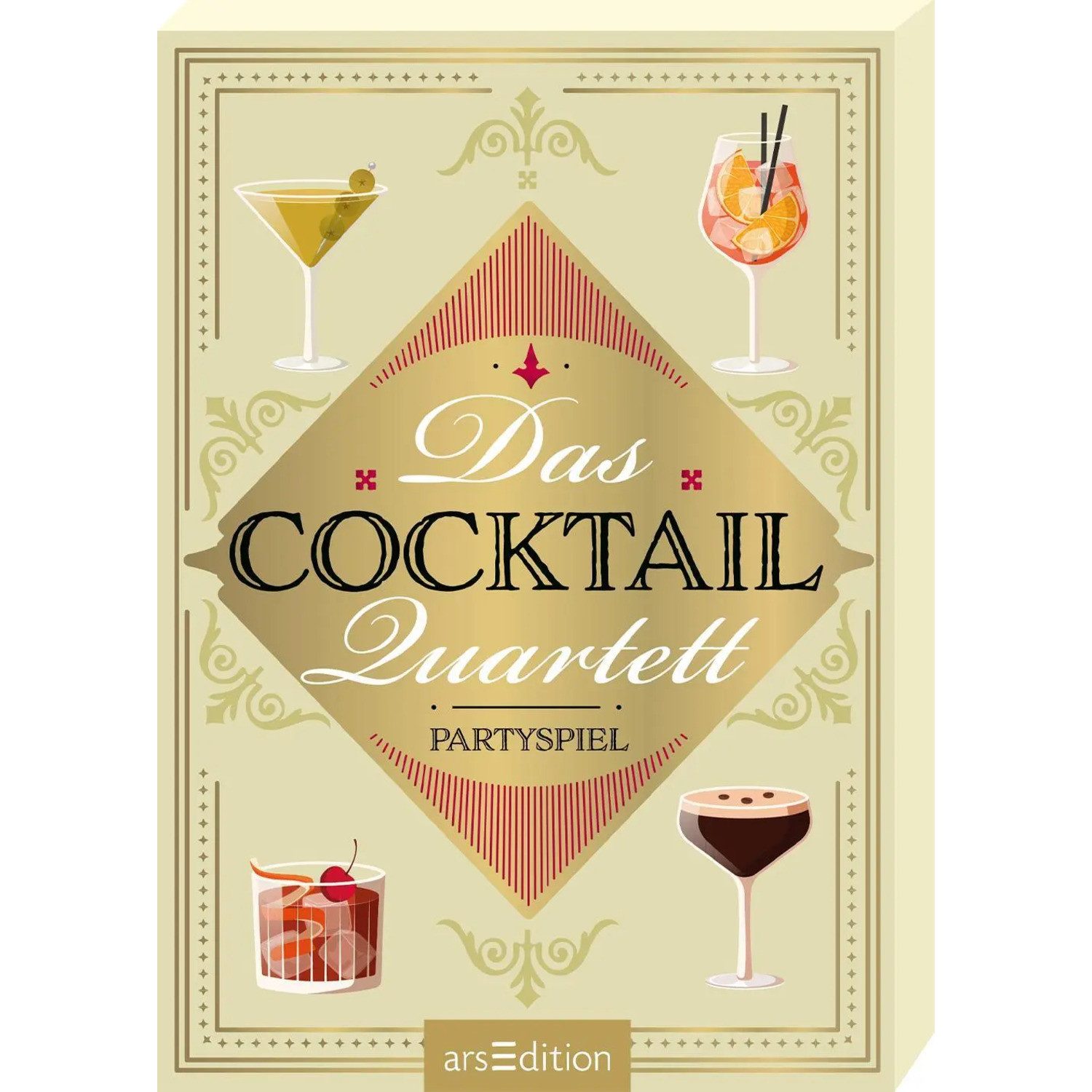 Ars Edition Spiel Das Cocktail-Quartett