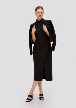 s.Oliver BLACK LABEL Maxikleid Maxikleid mit Turtleneck