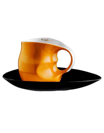 Colani Tasse »Luigi Colani Kaffee-/ Cappuccinotasse mit Untertasse«, Porzellan