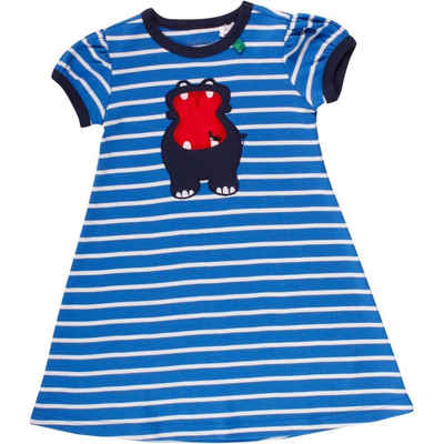 Fred's World by GREEN COTTON Shirtkleid Kleid Hippo stripe dress Gr. 116