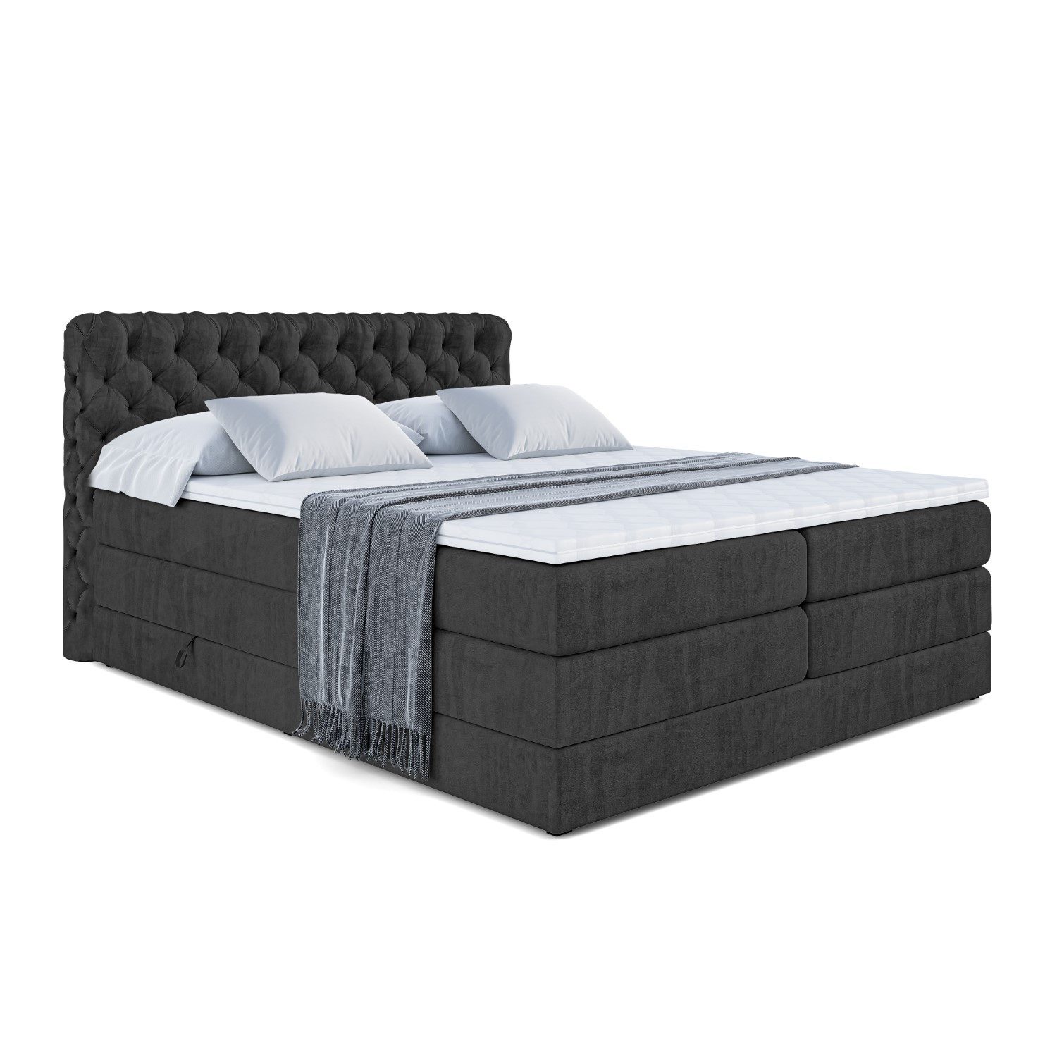 ALTDECOR Boxspringbett BOXI8 KING (Multipocket-Matratze H4, günstig online kaufen