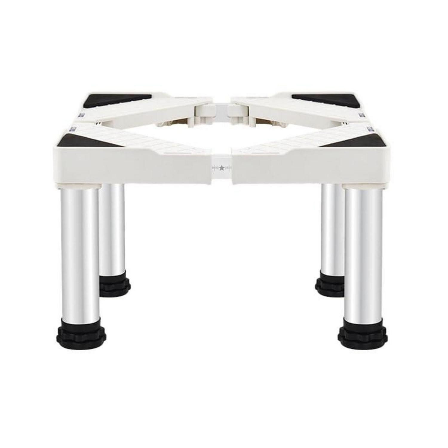 LuxusKollektion Untergestell Kühlschrank-Untergestell 39-41cm Weiß Teleskop