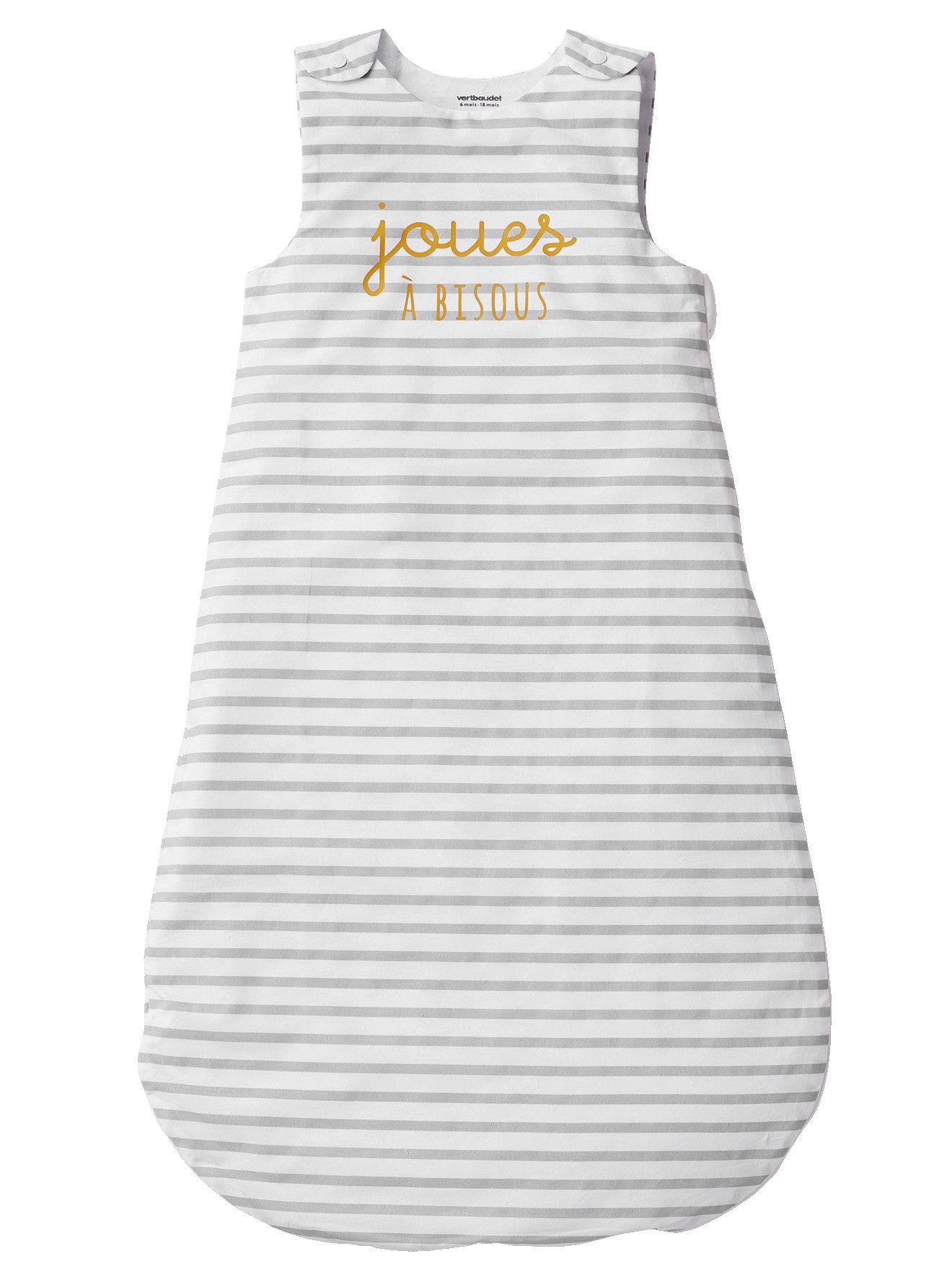 Babyschlafsack Ärmelloser Baby Sommerschlafsack JOUES À BISOUS