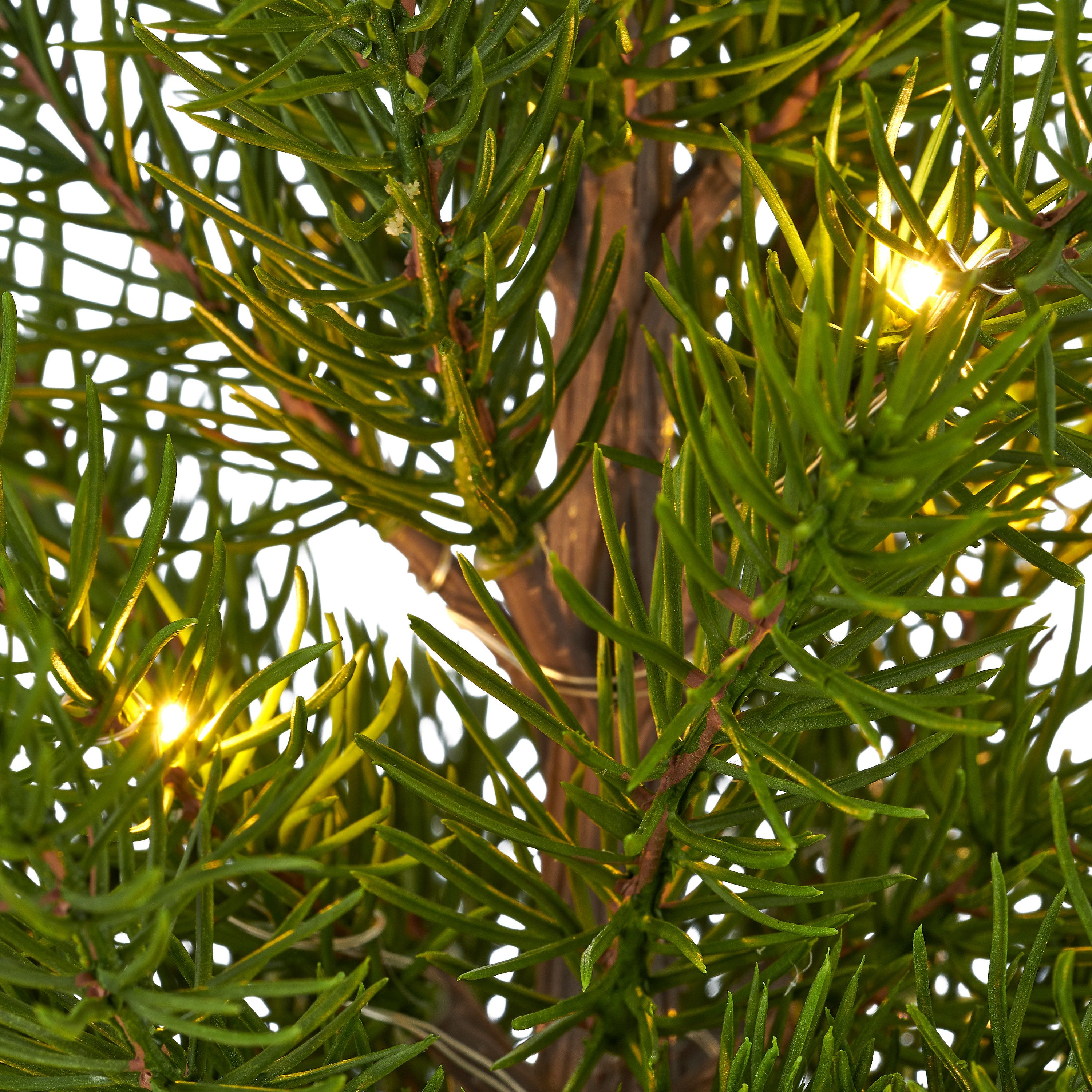 OTTO home Künstlicher Weihnachtsbaum Tannenbäumchen im Topf, 52 oder 68cm hoch, mit LED-Beleuchtung und Timer Funktion – Bild 3 von 3