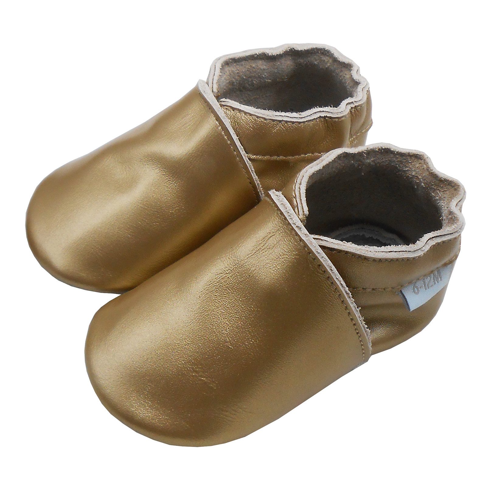 Basrakids Einfarbig Krabbelschuhe Ходунки Hausschuh Lederpuschen Hausschuh Rutschfest