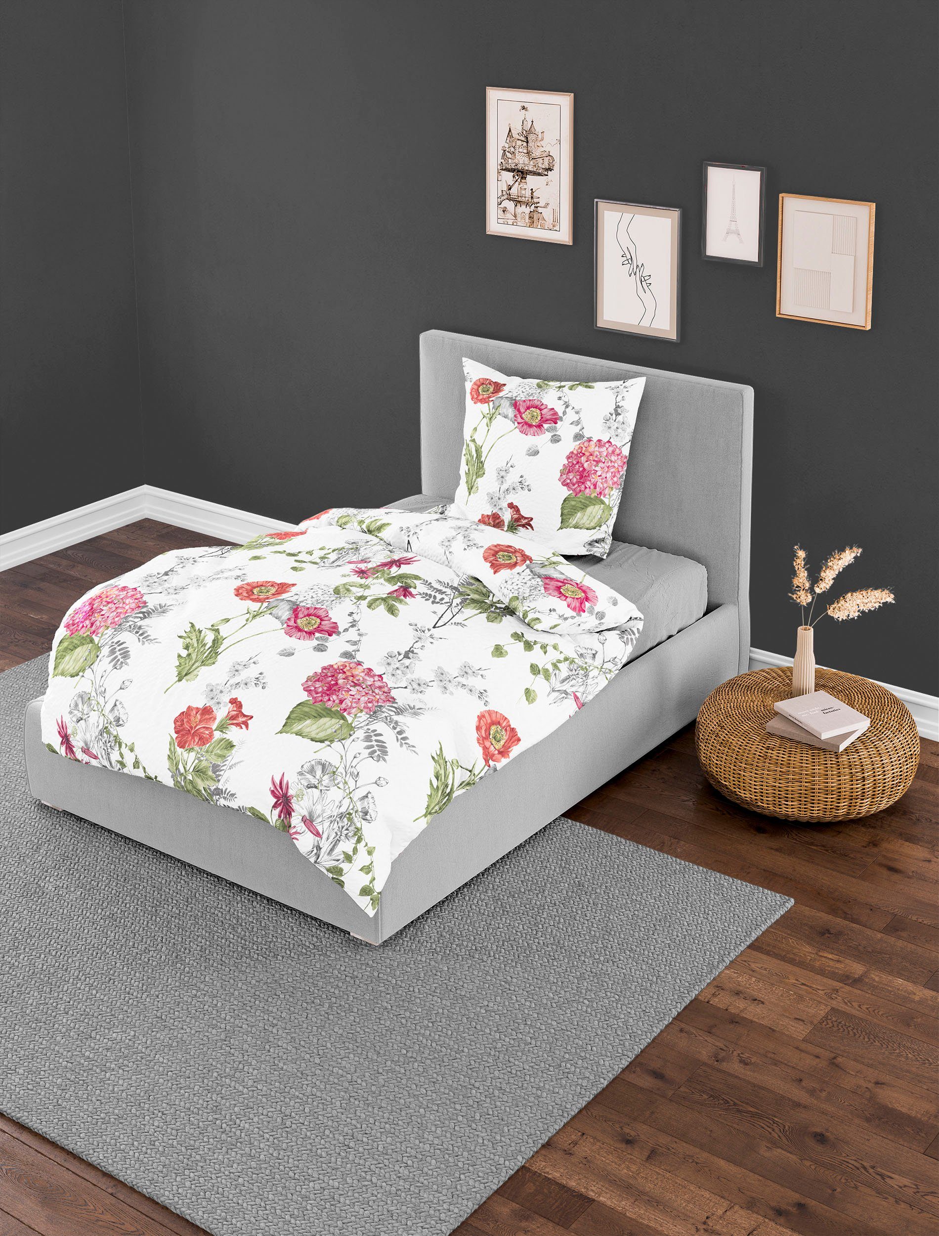 BIERBAUM Bettwäsche 4074, Seersucker, 2 teilig, günstig online kaufen