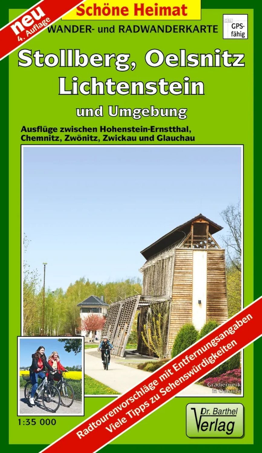 Stollberg, Oelsnitz, Lichtenstein und Umgebung 1 : 35000 / Verlag Barthel