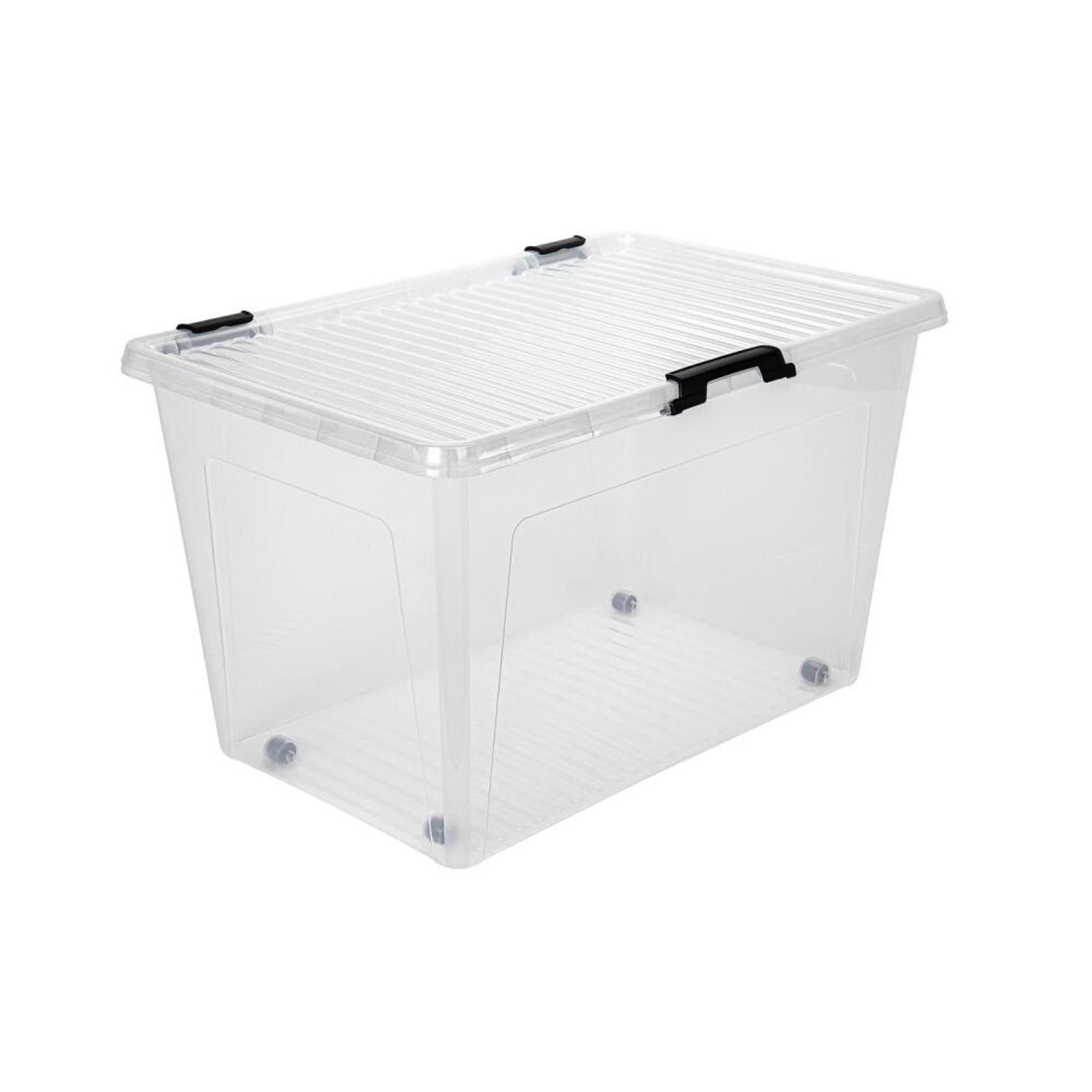 Aufbewahrungsbox Scharnierbox 52L Aufbewahrungsbox Spielzeugkiste 60x40x35cm Deckel
