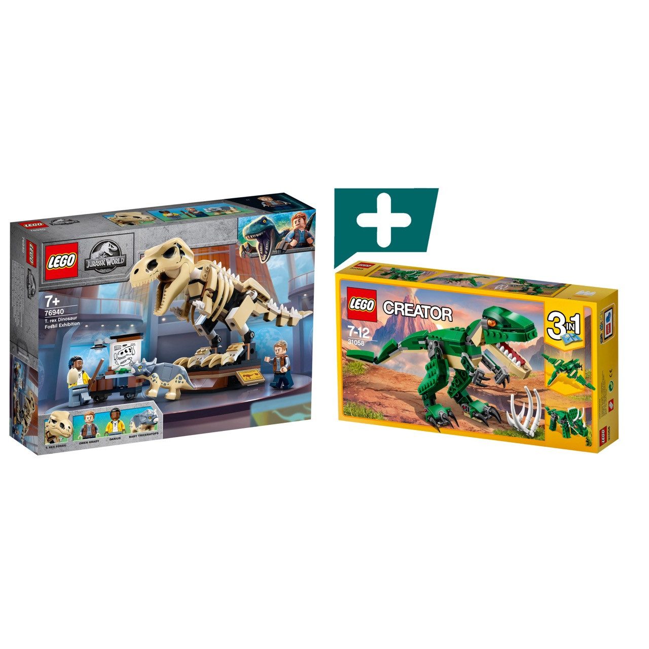 LEGO® SET - LEGO 31058; 76940 Konstruktions-Spielset