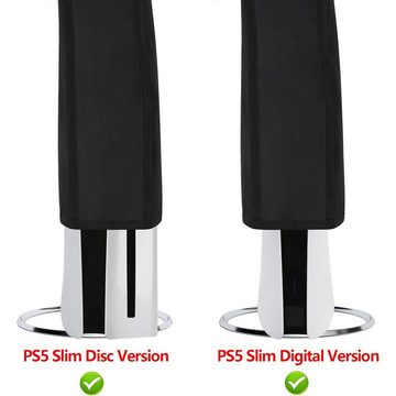zggzerg Staubhülle für PS5 Slim, Schutzhülle Abdeckung Case für Playstation 5 PlayStation 5-Controller