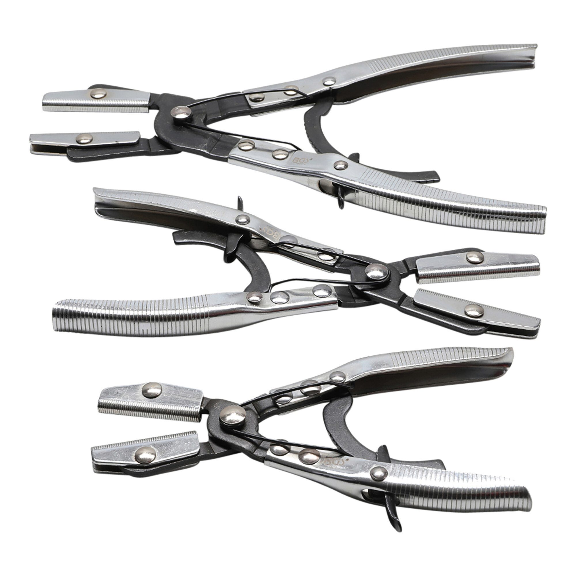 BGS technic Schlauchklemmenzange BGS Schlauch-Abklemmzangen-Satz 205-305 mm 3 teilig