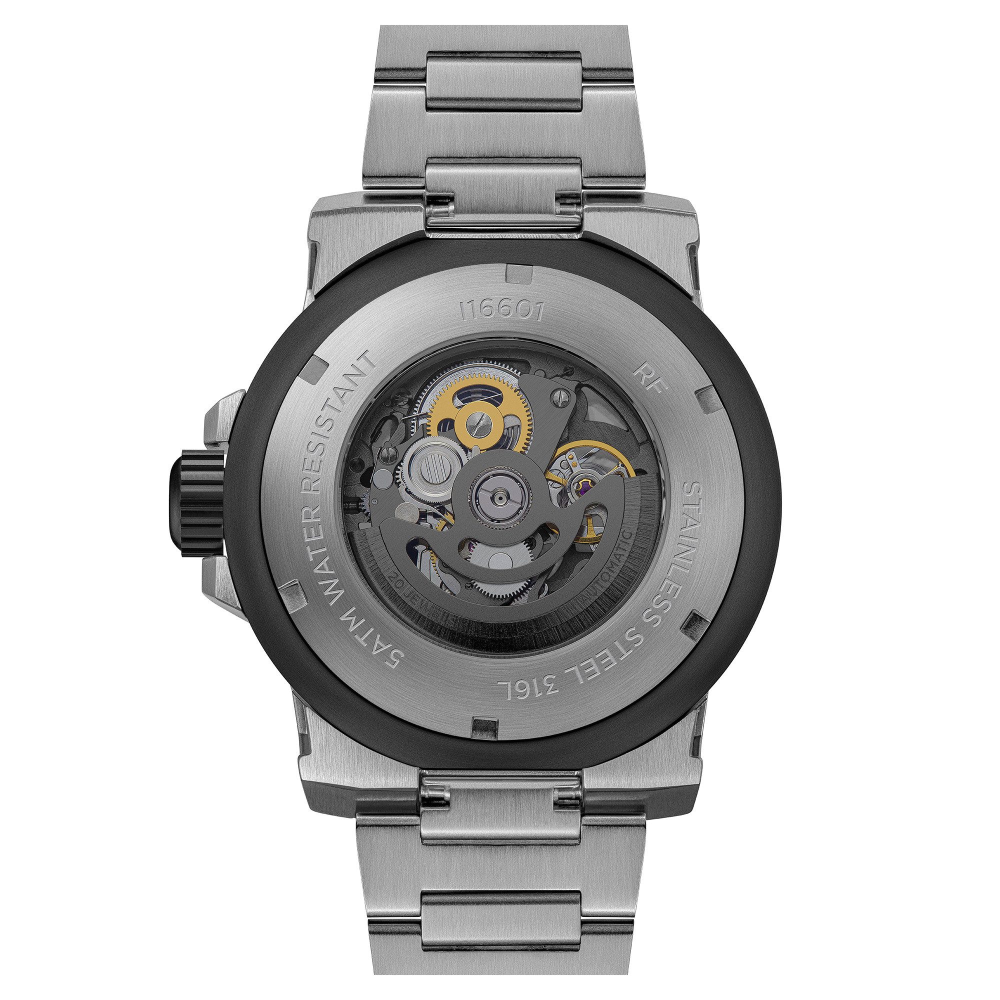 Ingersoll Automatikuhr The Anvil I16601, Armbanduhr, Herrenuhr, Mechanische Uhr, Edelstahlarmband, analog