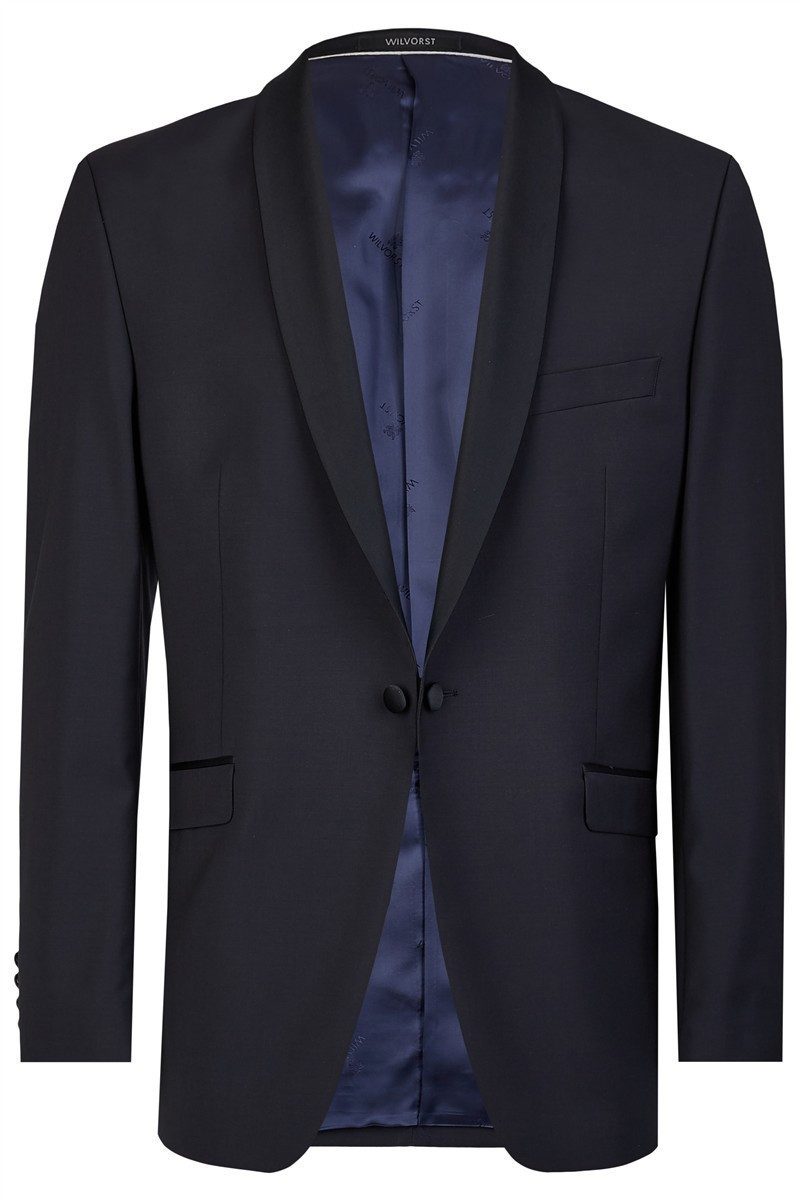 Wilvorst Smokingsakko Wilvorst CLASSICs Herren Smokingsakko Modern-Fit Mitternachtsblau