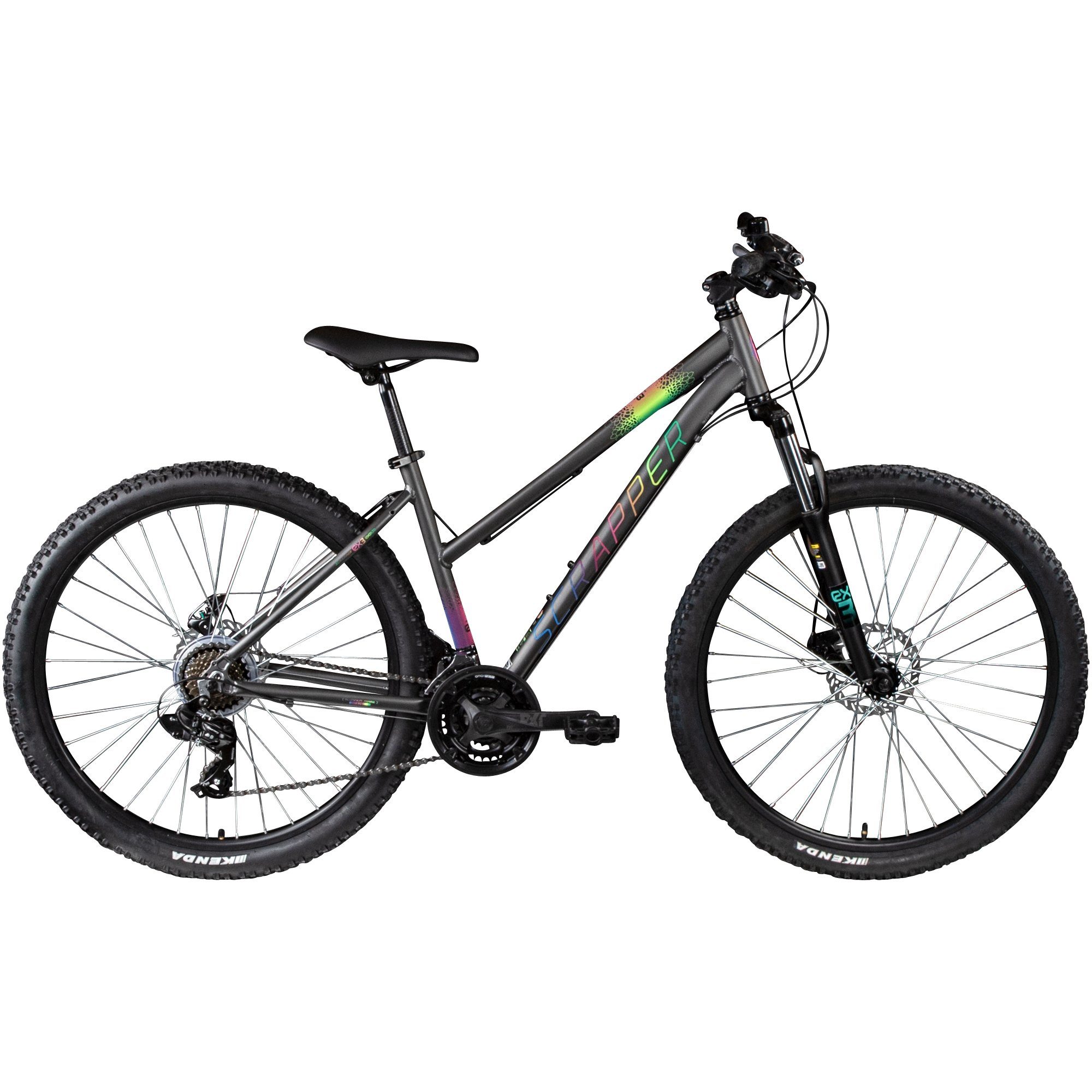 Scrapper Mountainbike Exalta 3.1, 21 Gang Shimano TY300 Schaltwerk, Kettenschaltung, Mountainbike Damen und Herren ab 165 cm Fahrrad MTB Hardtail