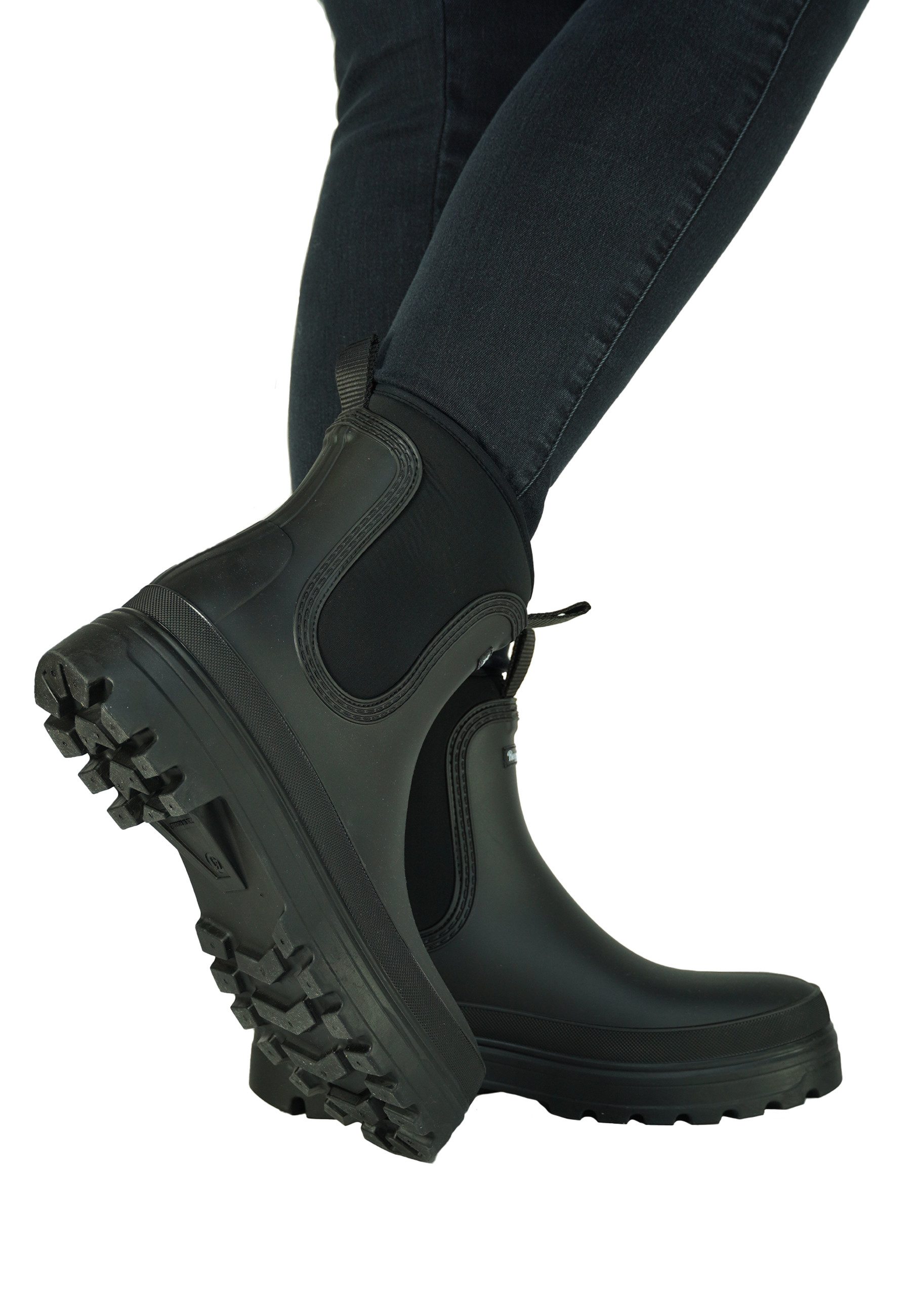 Regenliebe Short Story Gummistiefel angenehme und leicht wärmende Stiefelsocken