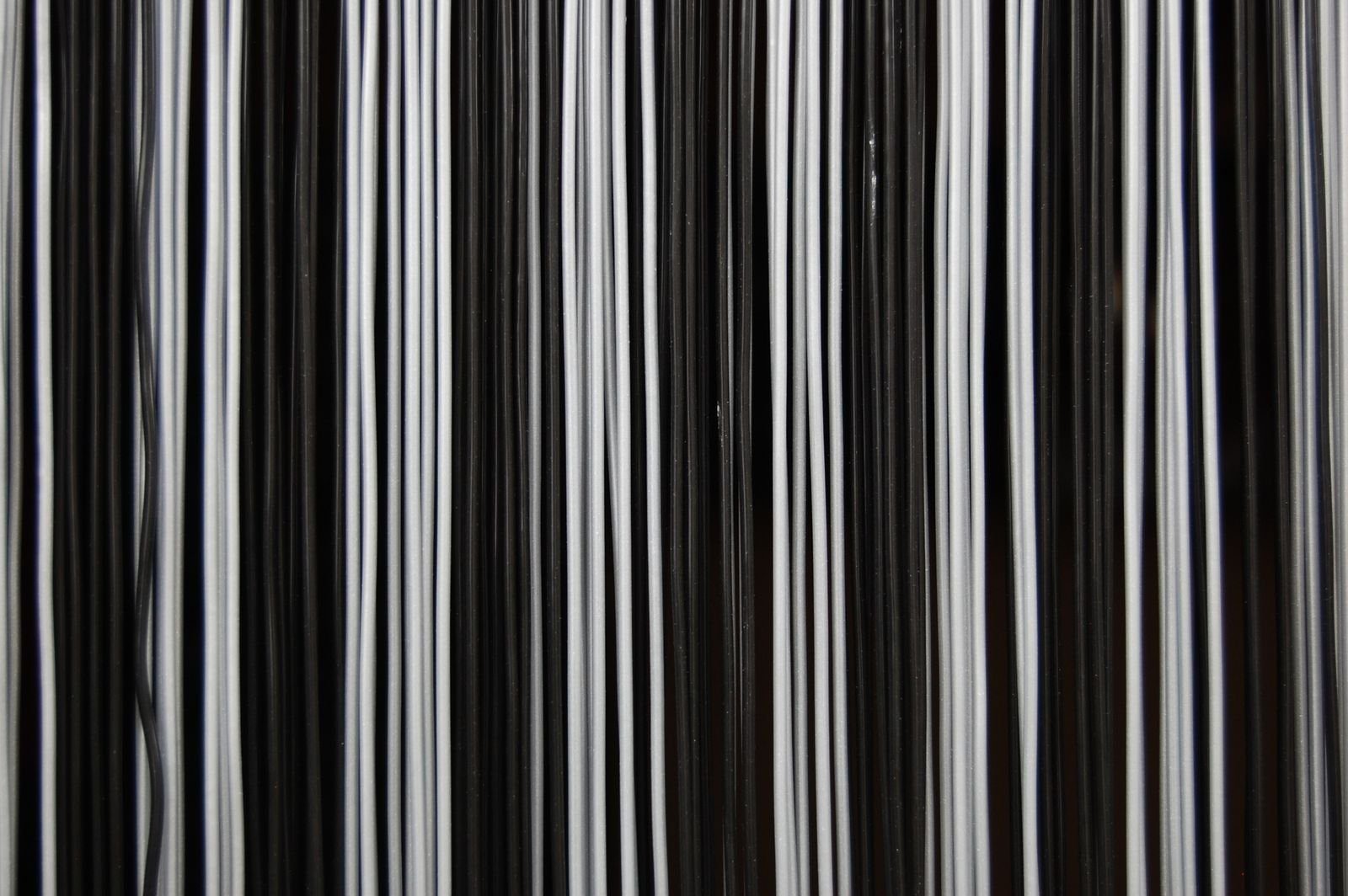 La Tenda Insektenschutz-Vorhang La Tenda TRENTO 3 XL Streifenvorhang schwarz, 120 x 230 cm, PVC - Länge und Breite individuell kürzbar