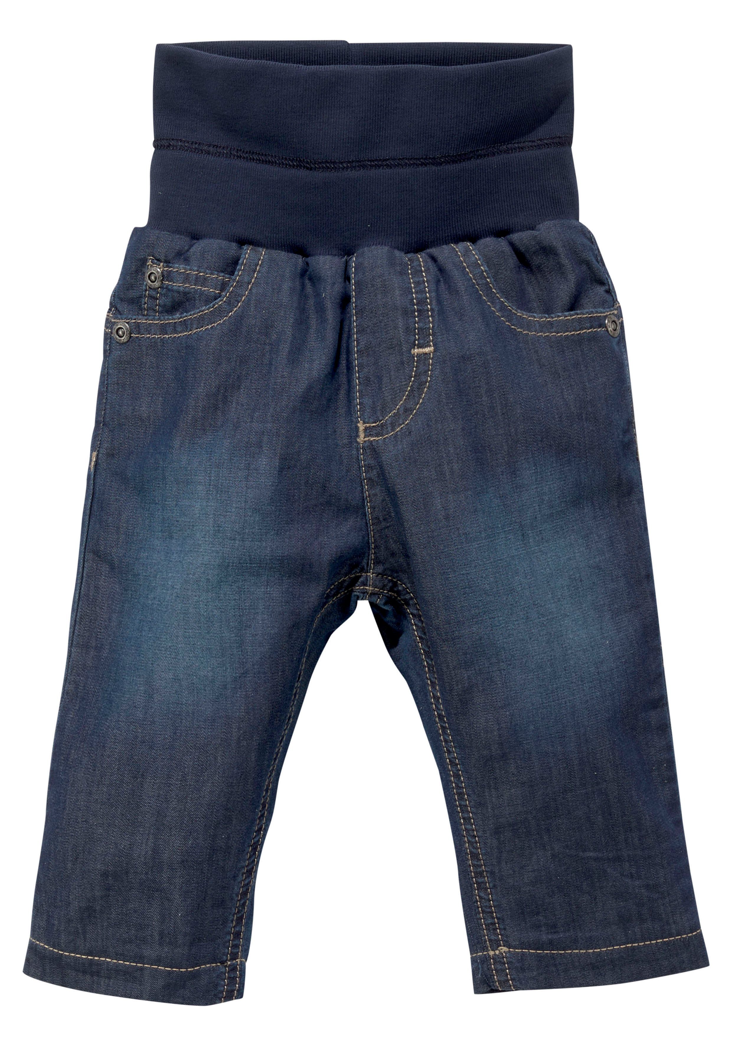 Klitzeklein Schlupfjeans Baby-Jeans mit Bund elastischem