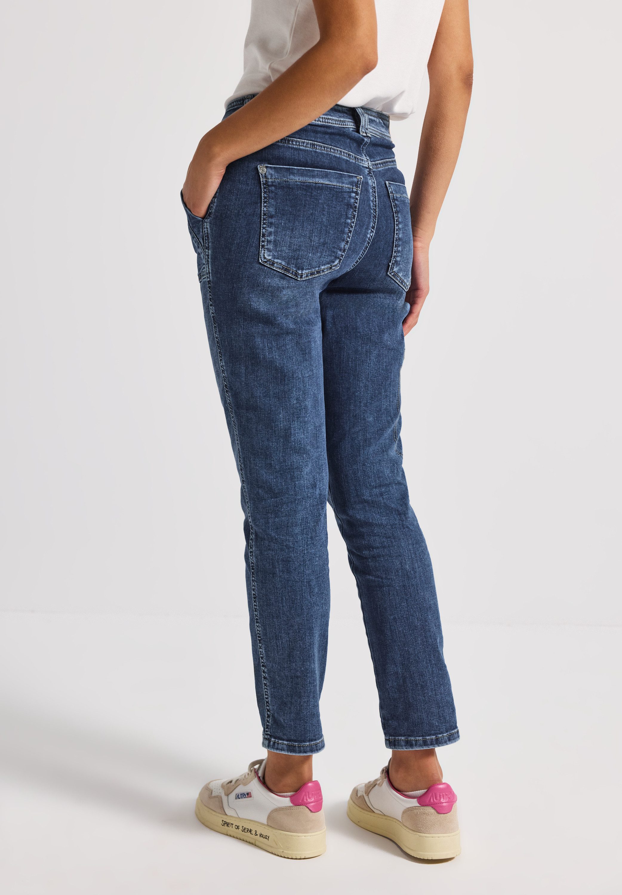 STREET ONE Gerade Jeans Middle Waist günstig online kaufen