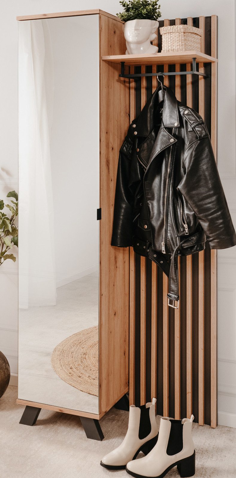 Furn.Design Kompaktgarderobe Madem (Garderoben-Set in Artisan günstig online kaufen