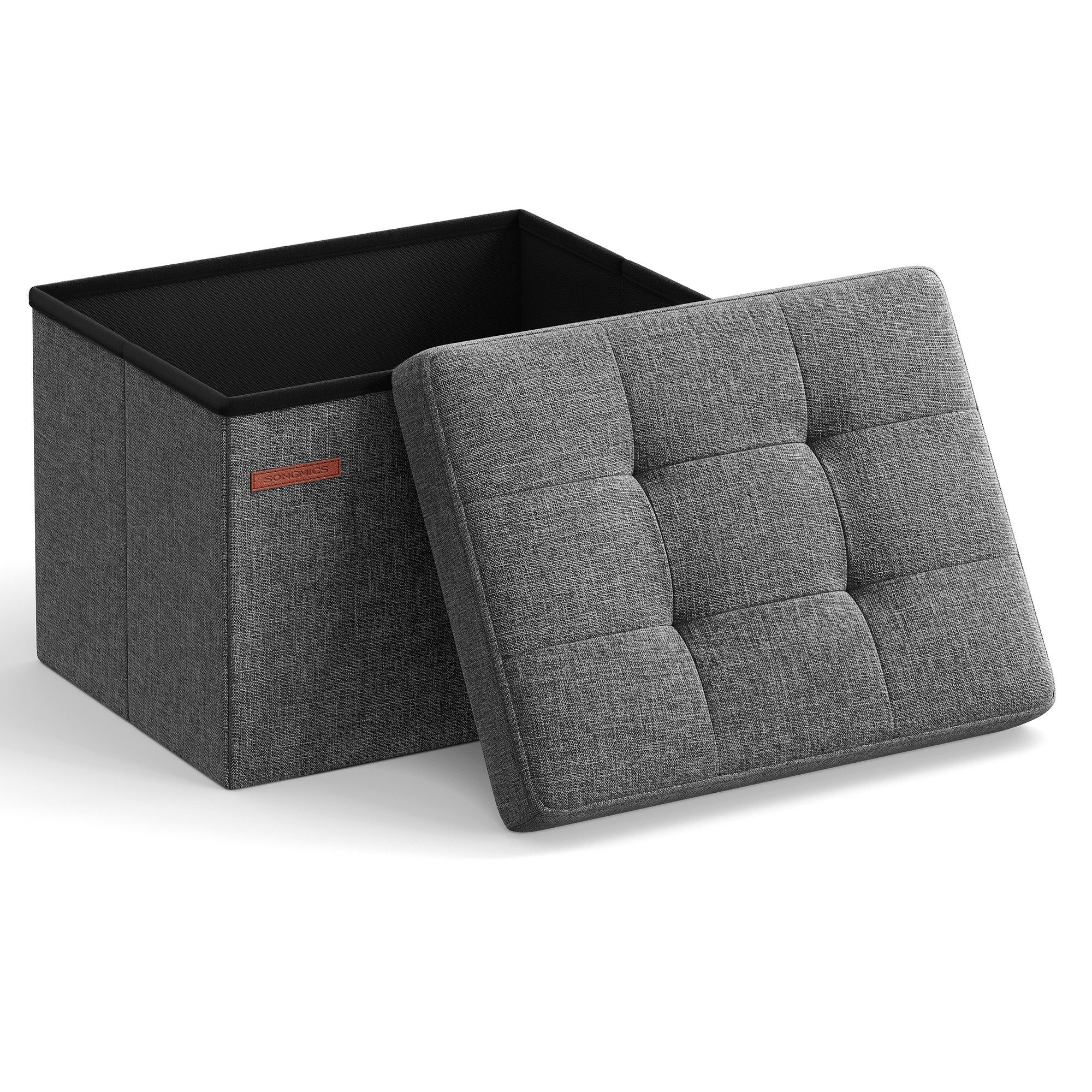 SONGMICS Sitzhocker (1 St), mit Stauraum faltbarer Hocker Sitzwürfel 30x30x günstig online kaufen