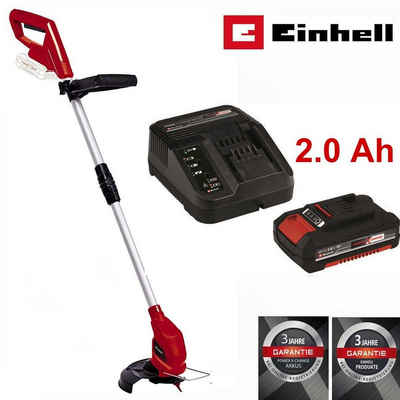 Einhell Akku-Rasentrimmer Rasentrimmer GC-CT 18/24 mit 2,0 Ah Akku und Ladegerät