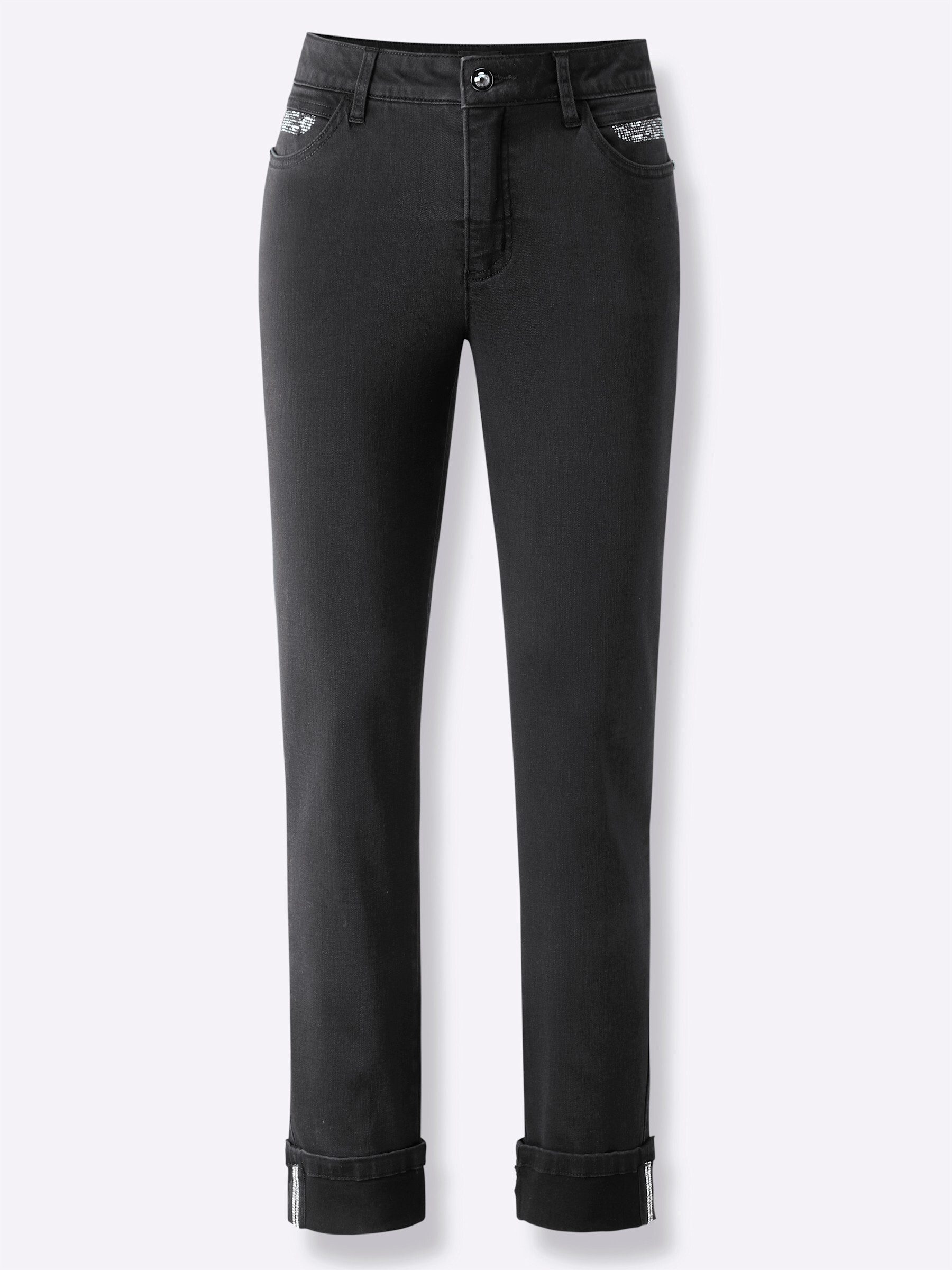 creation L Bequeme Jeans Bauchweg-Jeans leicht vertieft