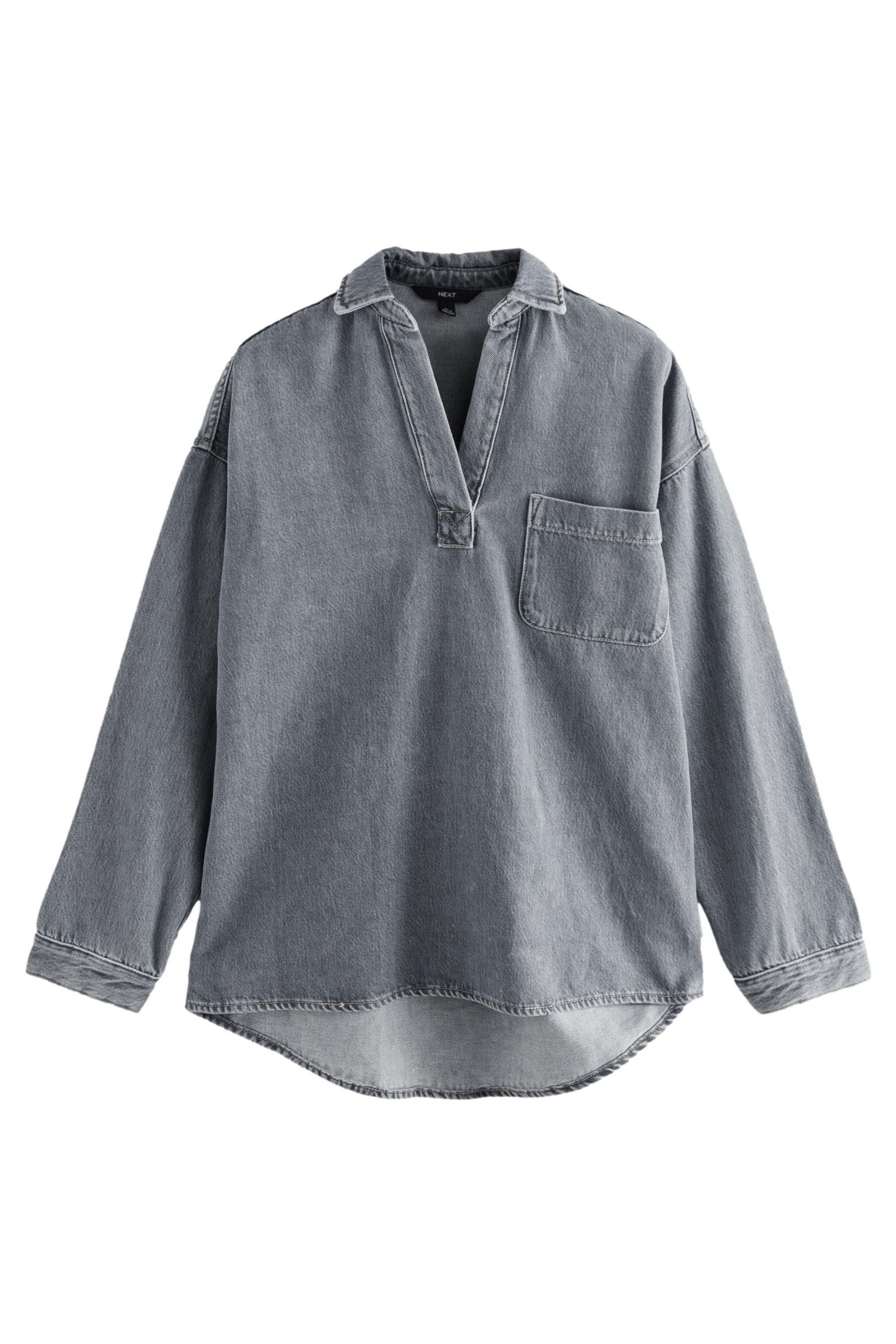 Jeanshemd Lockeres Jeanshemd im Relaxed Fit