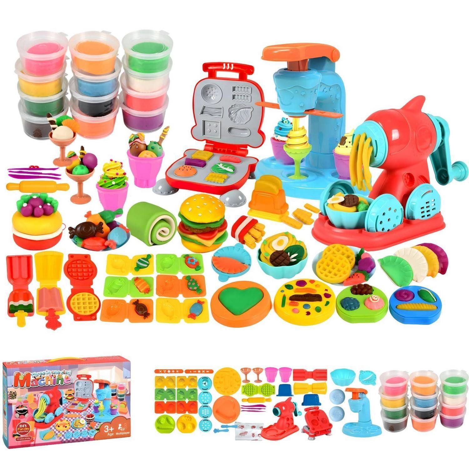 LuxusKollektion Knete Knete Eiscreme Set Kinder DIY Spielzeug