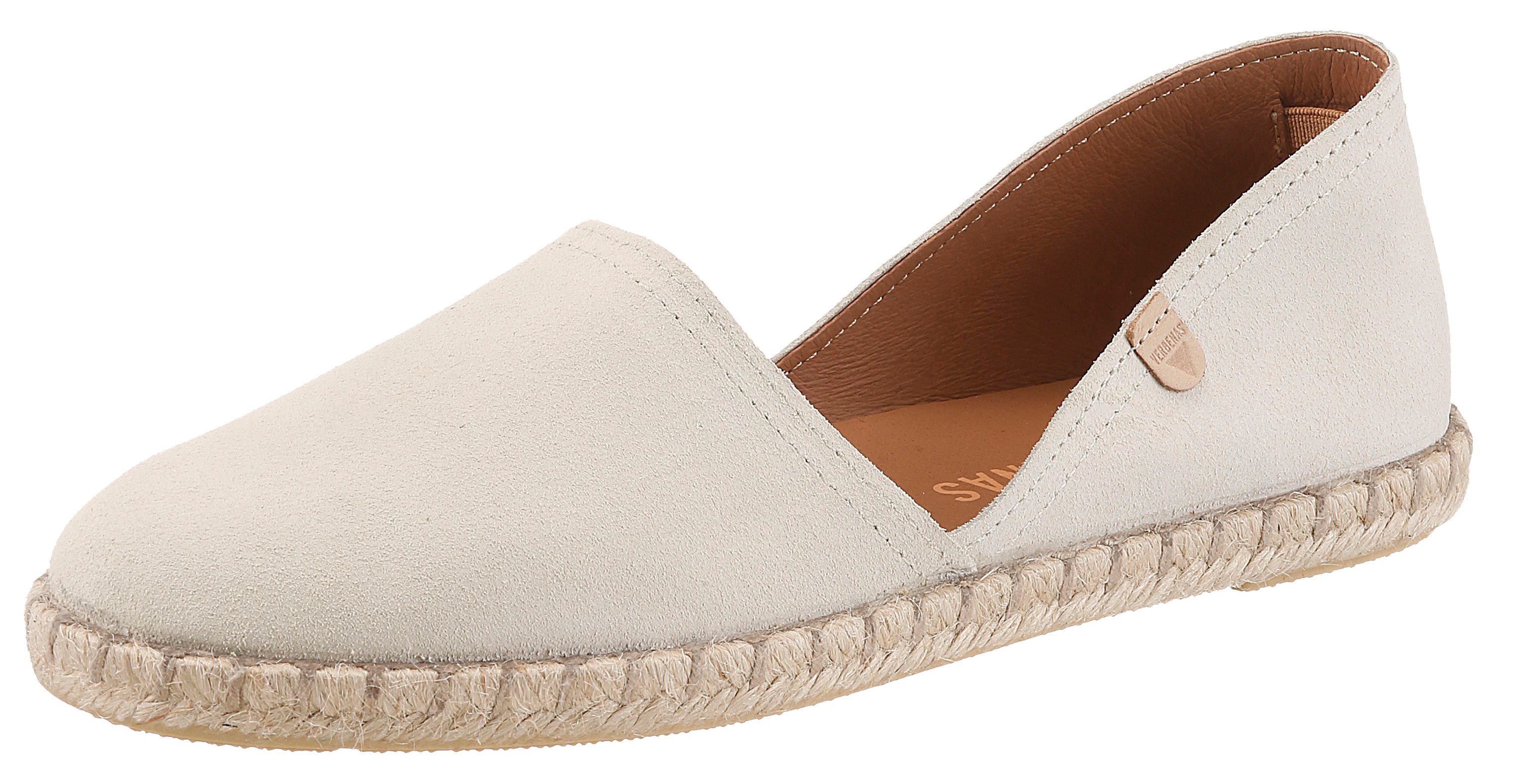 VERBENAS Espadrille Strandschuh, Sommerschuh, Loafer aus Veloursleder
