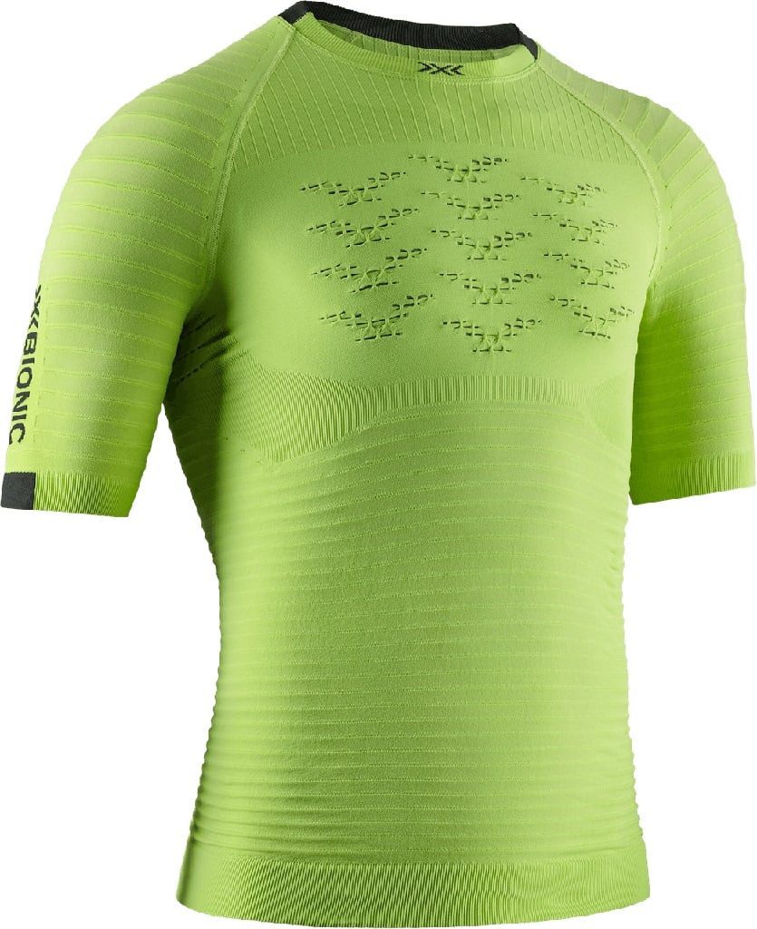 X-Bionic T-Shirt Laufshirt Running Effektor 4D (enganliegend) kurzarm limegrün Herren