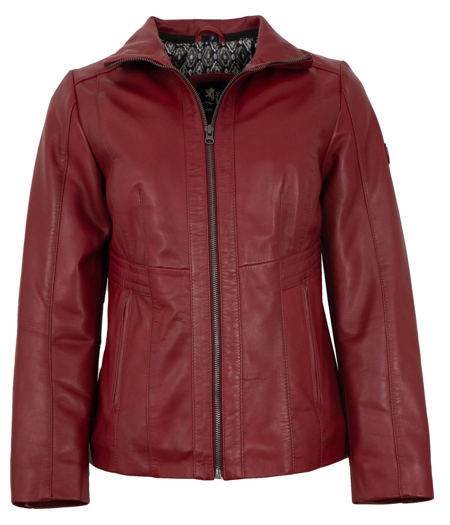 Otto Kern Lederjacke Beate OTTO KERN - Damen Lederjacke Lammnappa rot