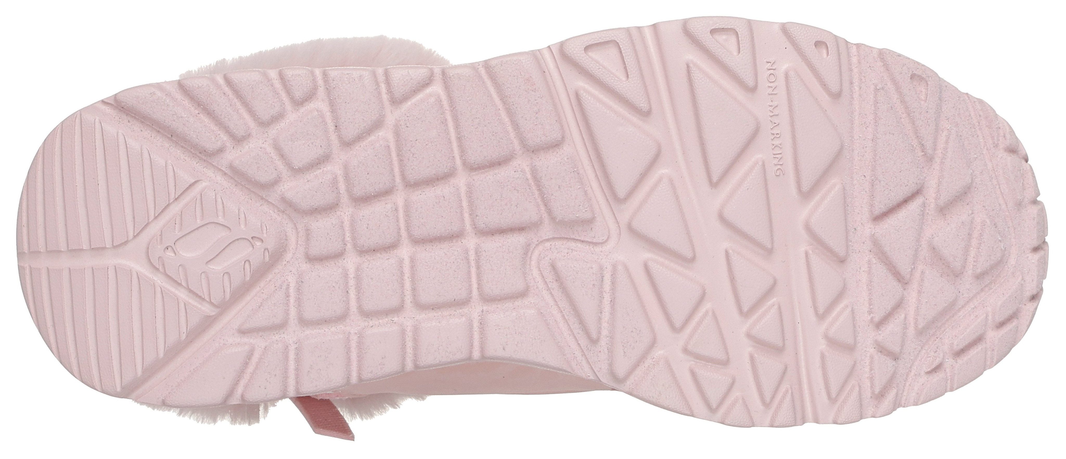Skechers UNO LITE Winterboots Schnürboots mit Reißverschluss, Größenschablone zum Download