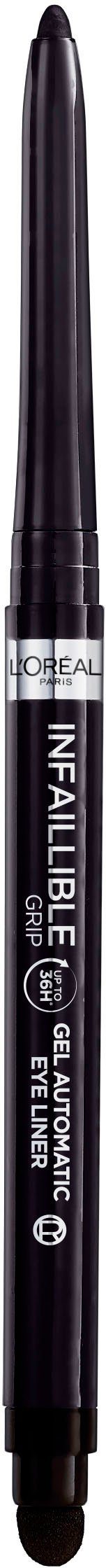 L'ORÉAL PARIS Eyeliner INFAILLIBLE AUTOMATIC GRIP EYELINER, für einen langanhaltenden Lidstrich und optimales verblenden