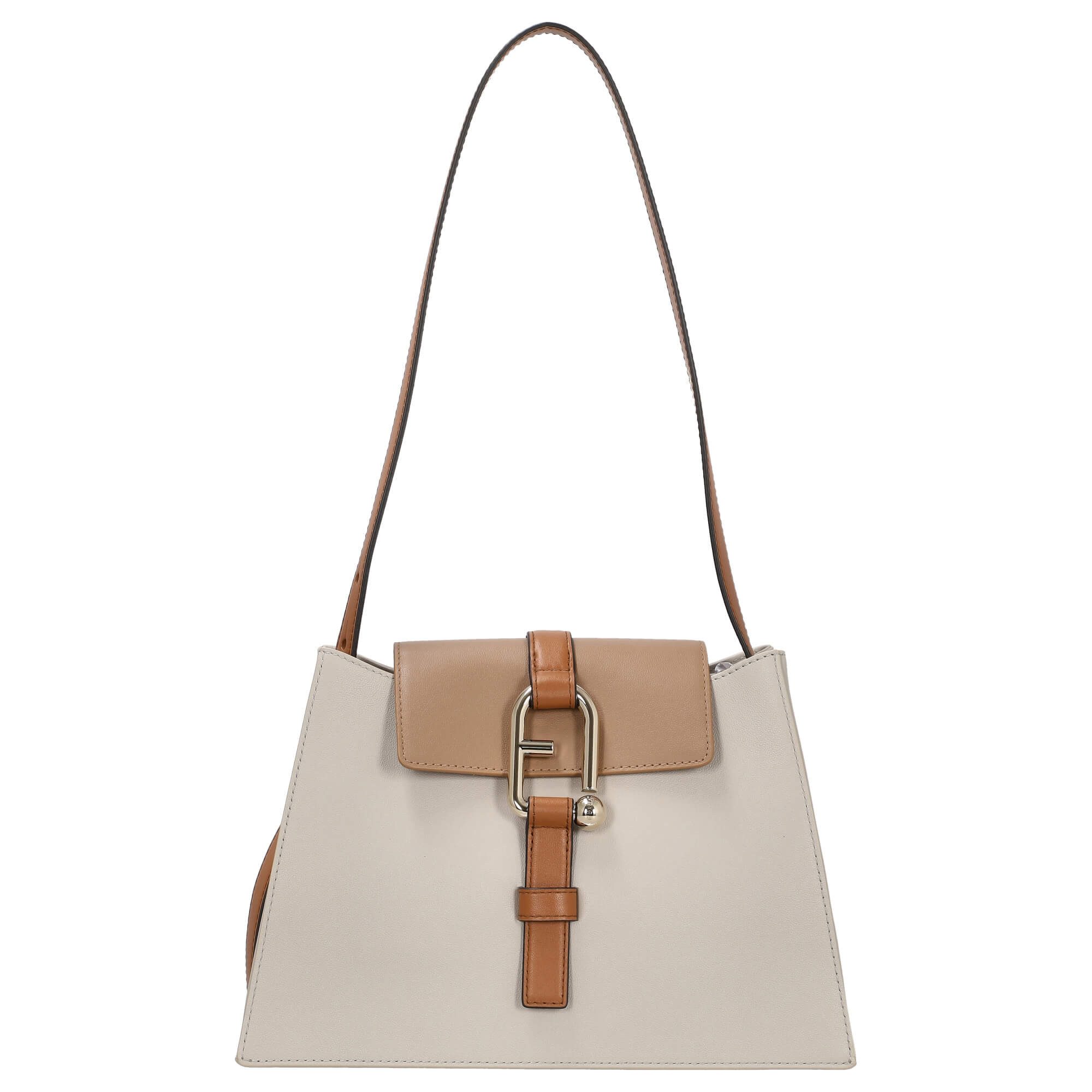 Umhängetasche Nuvola S - Schultertasche 27 cm (vaniglia+deserto+brandy)