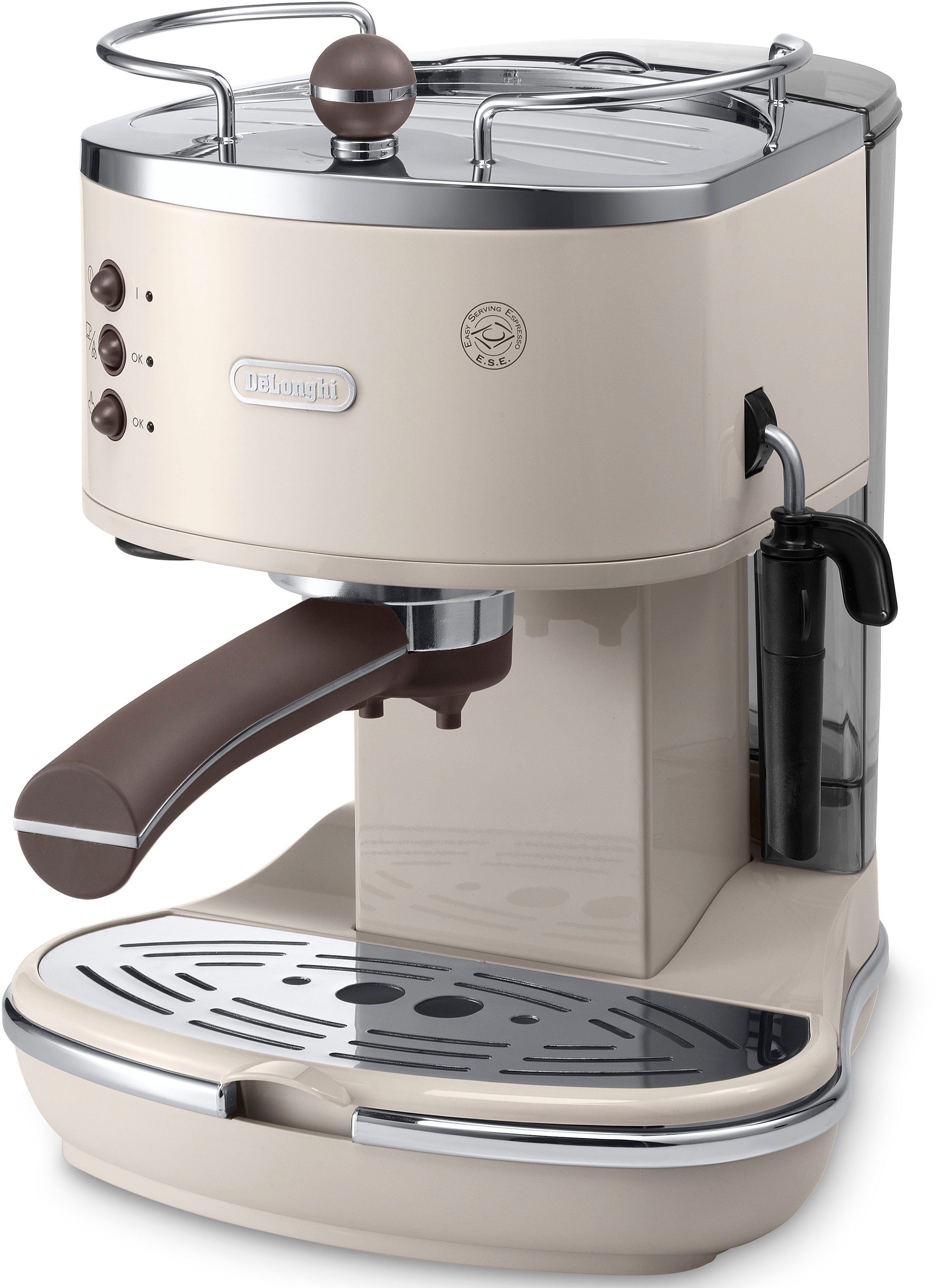 De'Longhi Espressomaschine Icona Vintage ECOV 311.BG, Siebträger, auch für Kaffeepads geeignet