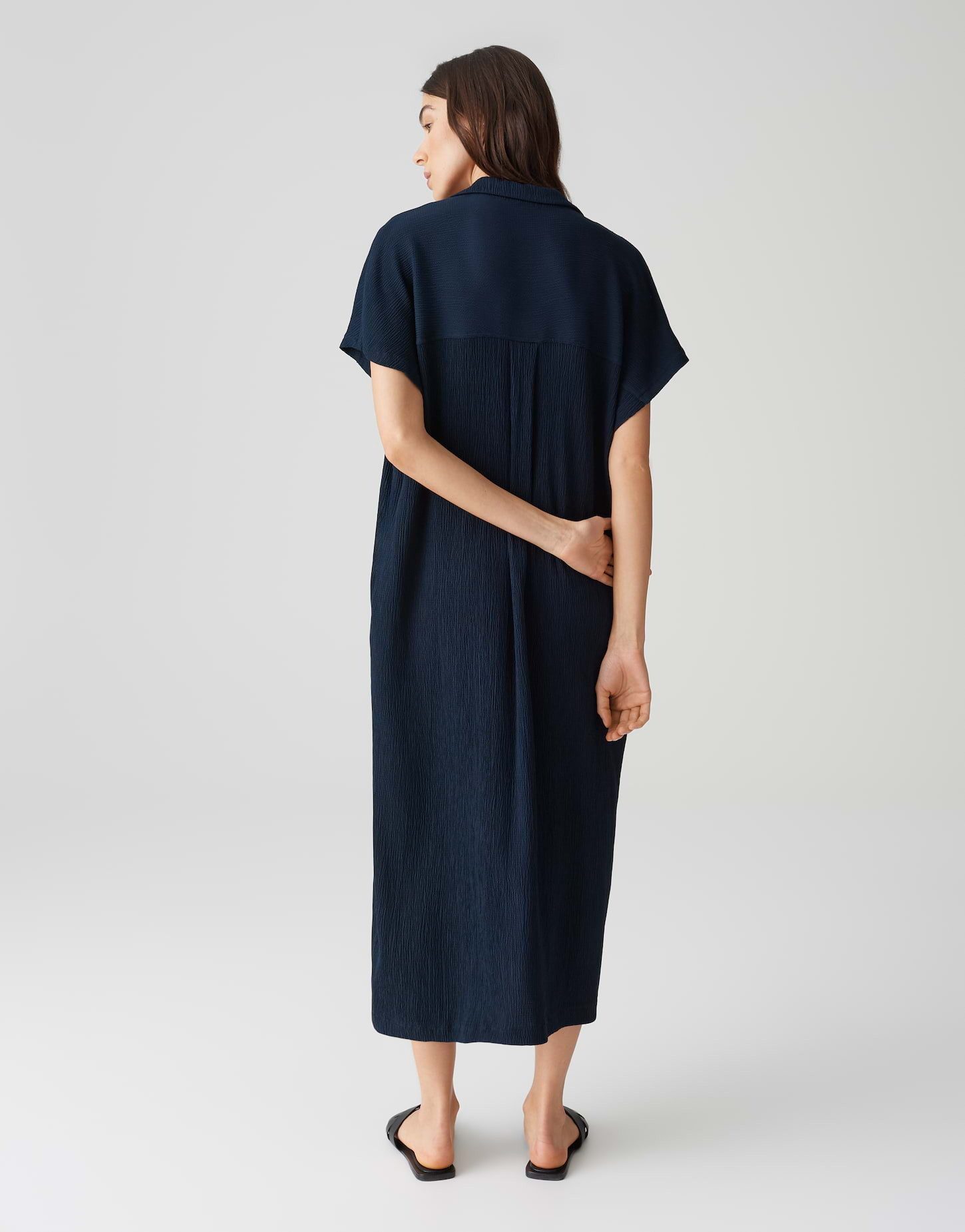 OPUS Midikleid WANNI aus Viskosemix mit zarter Struktur