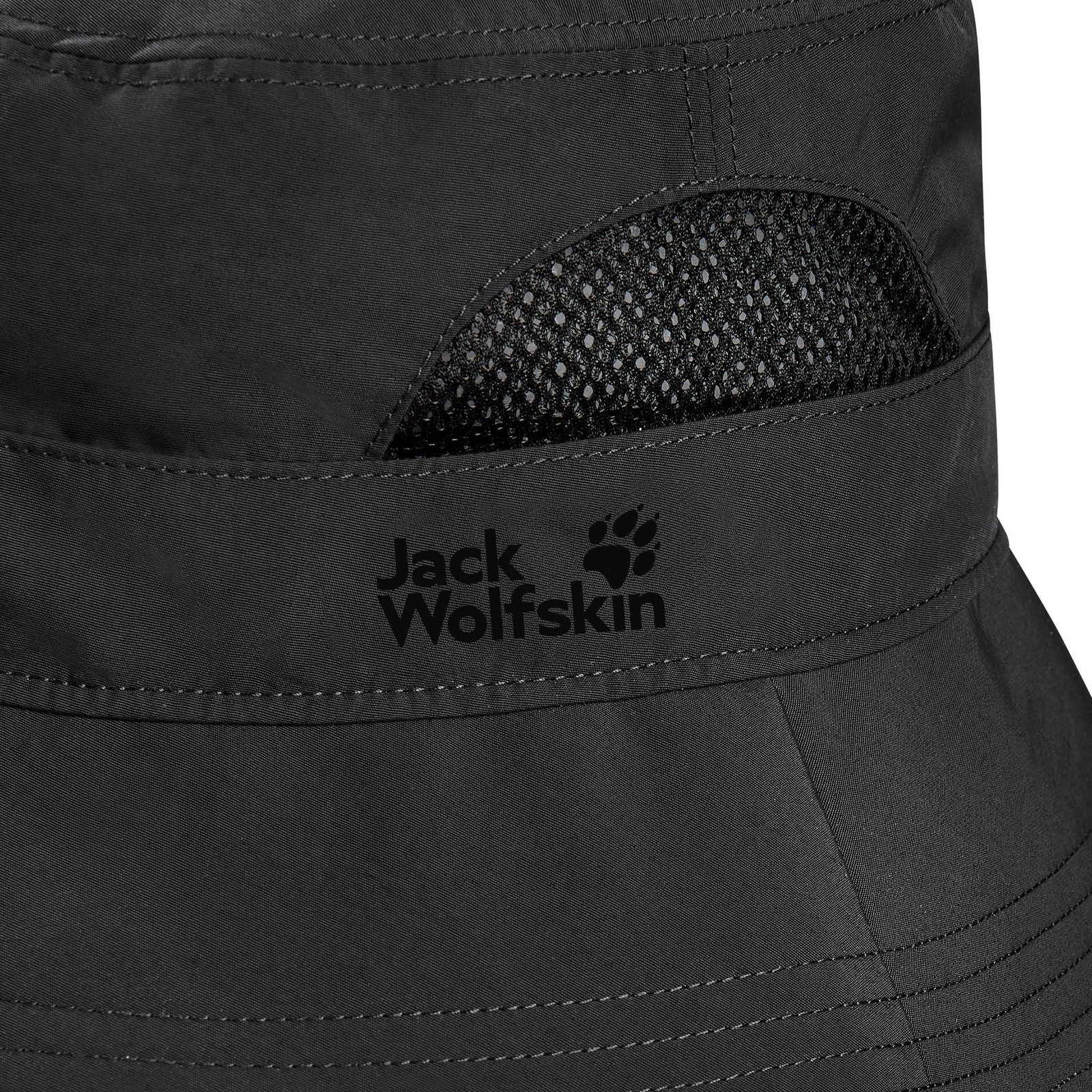 Jack Wolfskin Fischerhut Vent Bucket Hat mit luftdurchlässigen Mesheinsätzen