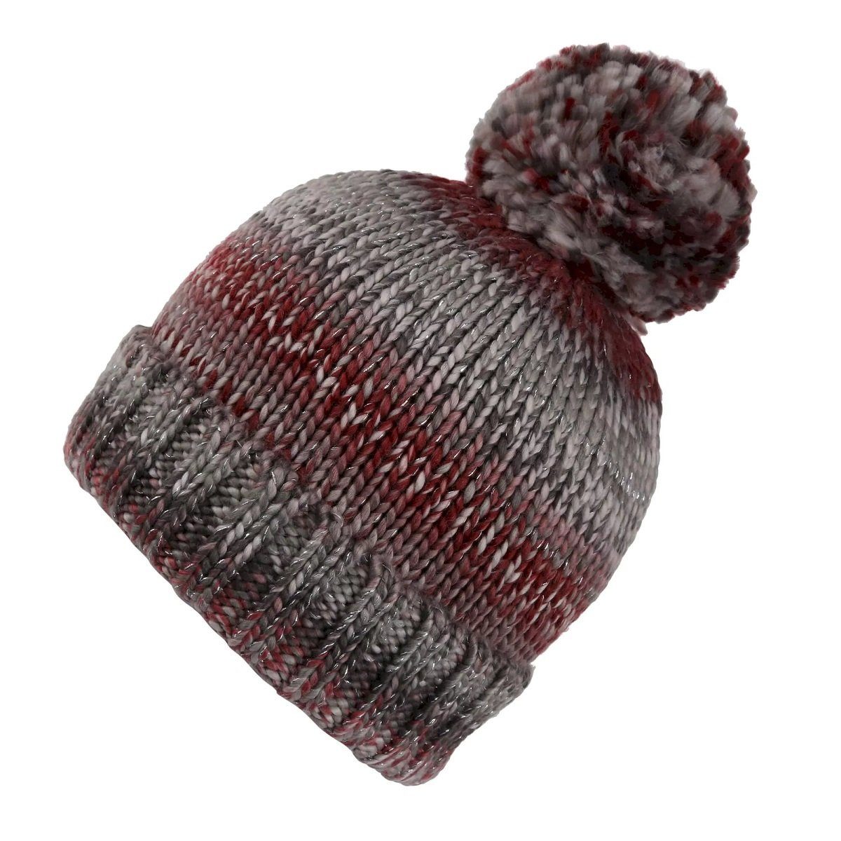 Regatta Strickmütze Frosty Hat VI mit Bommel rot Damen günstig online kaufen