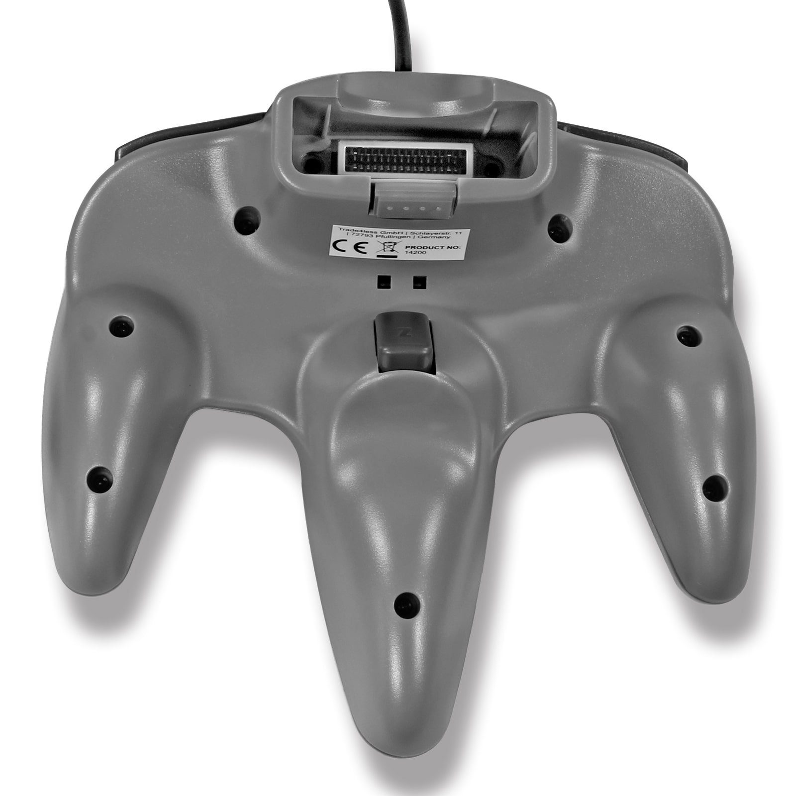 EAXUS Gamepad für Nintendo 64 (1 St., Controller Schwarz/Grau in für N64)