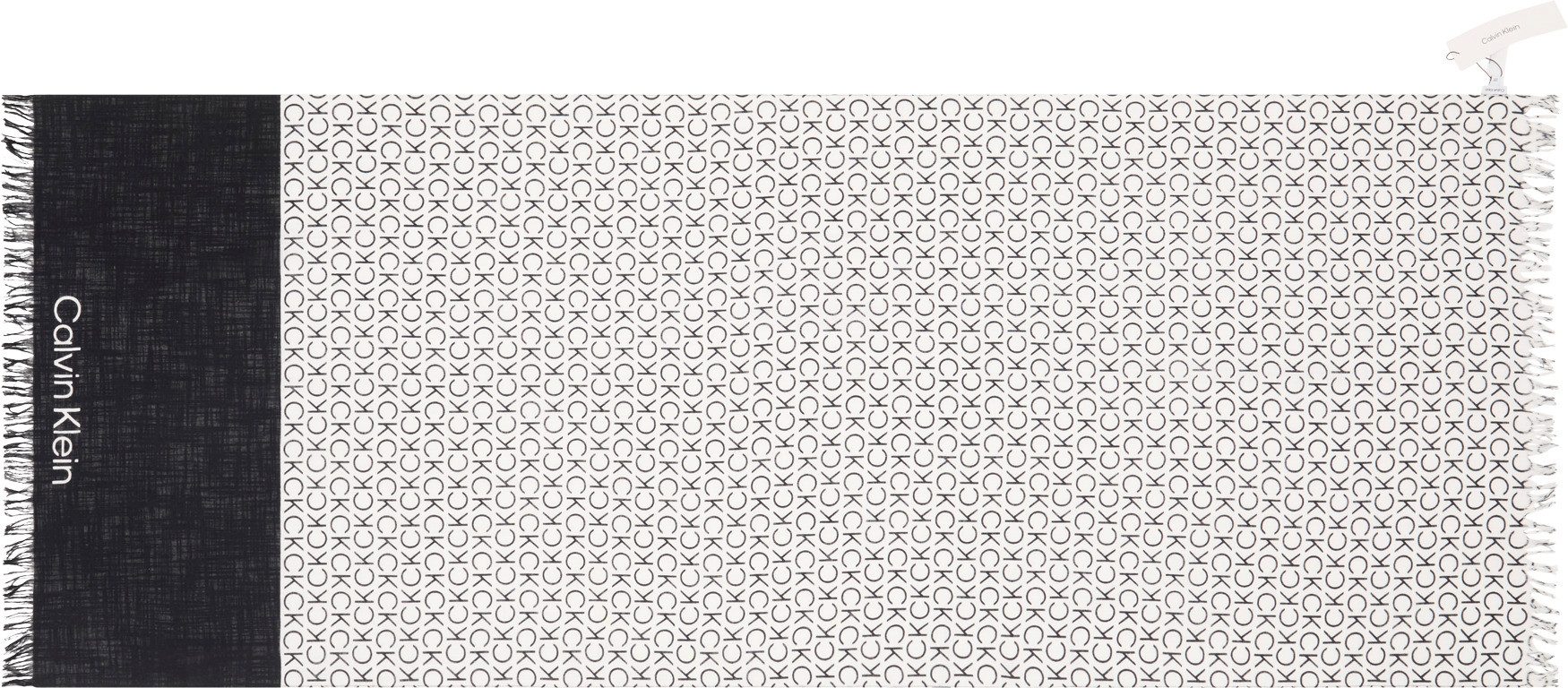 Calvin Klein Schal MONOGRAM COTTON GAUZE günstig online kaufen