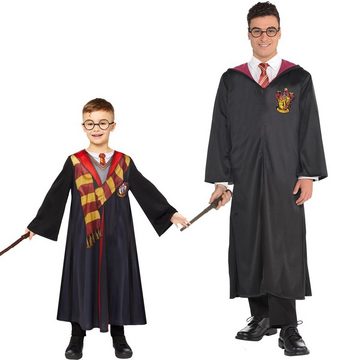 Amscan Kostüm Harry Potter Gryffindor Umhang mit Zauberstab für Erwachsene