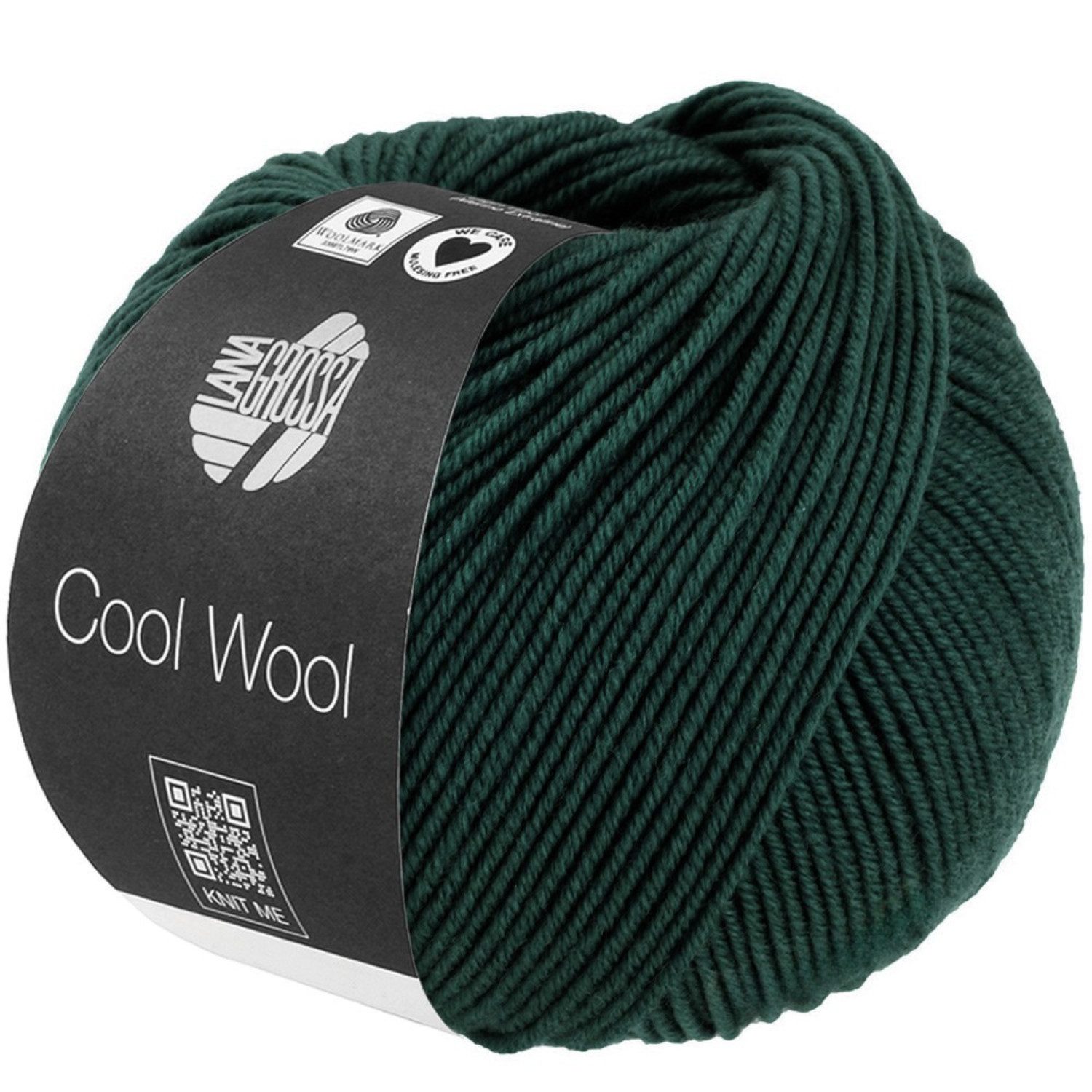 LANA GROSSA COOL WOOL pflegeleichtes Strickgarn extrafeine Merinowolle Häkelwolle, 160 m (Strickgarn aus extrafeiner Merinowolle, kuschelig weich und pflegeleicht), 50 g