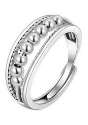 Firetti Fingerring Schmuck Geschenk Silber 925 Silberring Anti-Stress Meditationsring, Made in Germany