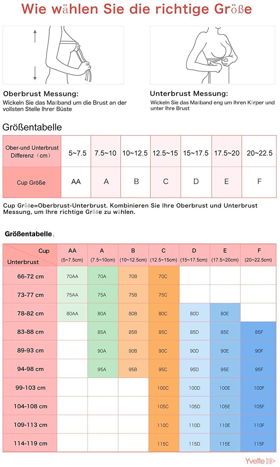 Yvette Sport-BH Starker halt, gekreuztes Rücken, Große Größe, HM0080025