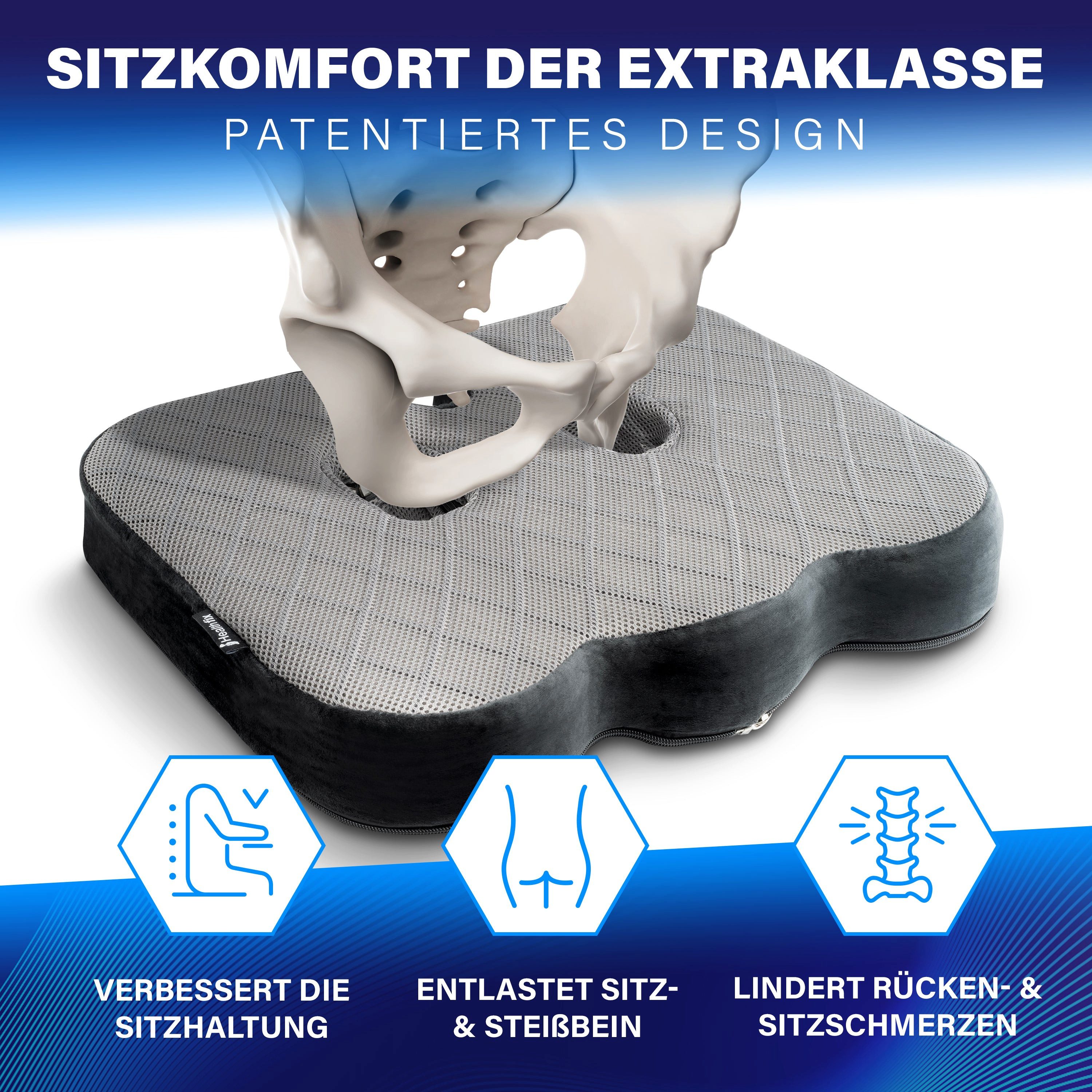 Healthfix Steißbeinkissen Healthfix Sitzkissen