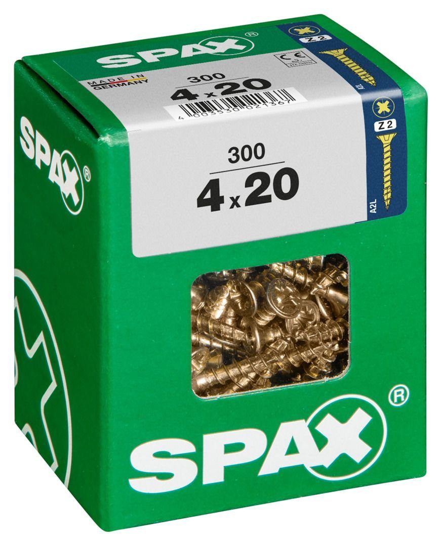 SPAX Holzbauschraube Spax 20 x 4.0 PZ - Universalschrauben mm 2 300