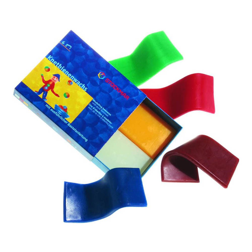 Stockmar Wachsmalstift Knetbienenwachs - 6 Farben