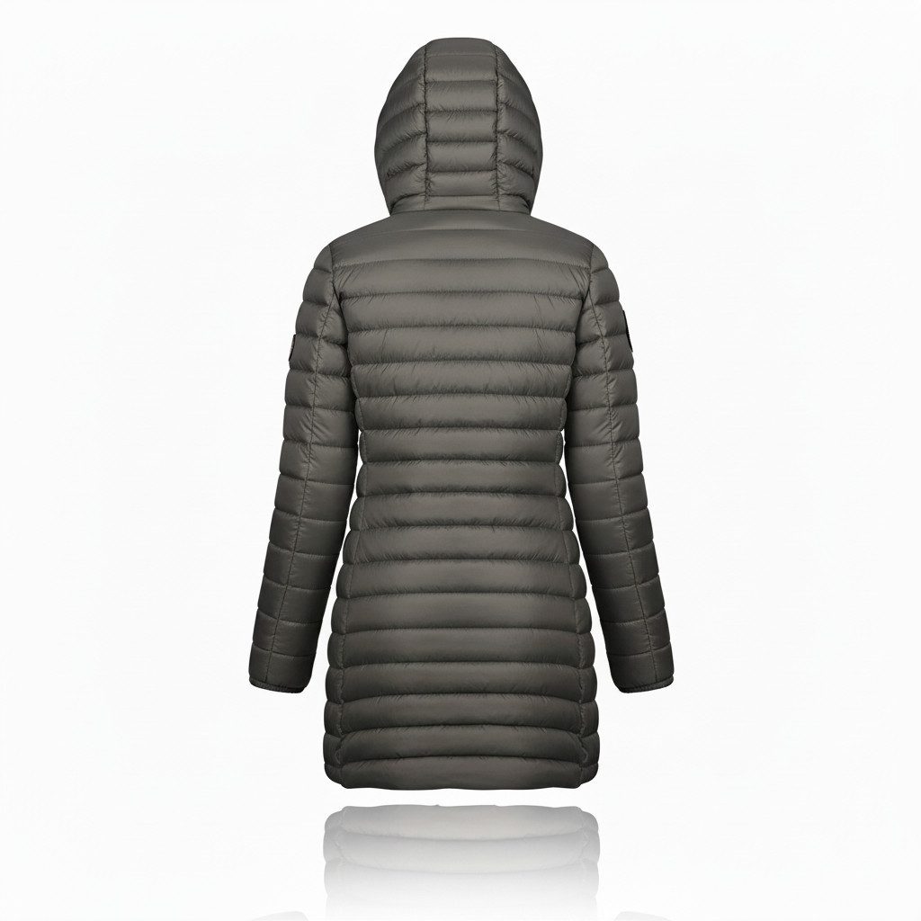 Geographical Norway Steppmantel Hochwertige Outdoorjacke Lange Steppjacke Parka