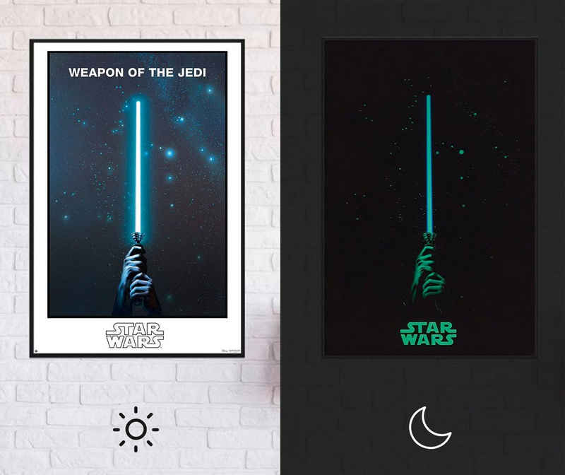 Close Up Poster Star Wars Poster Weapon of the Jedi Glow-In-The-Dark 61 x